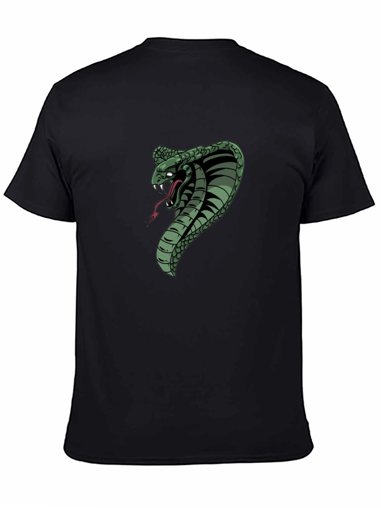 Black Black Cobra Graphic Tee view 4