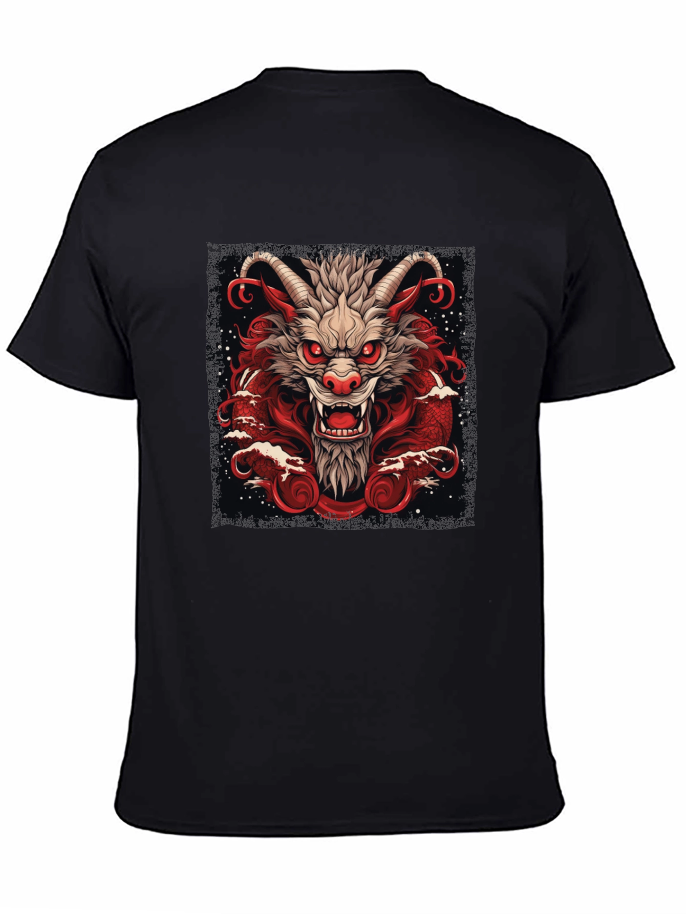 Black Dragon Graphic Tee - Bold Design view 4
