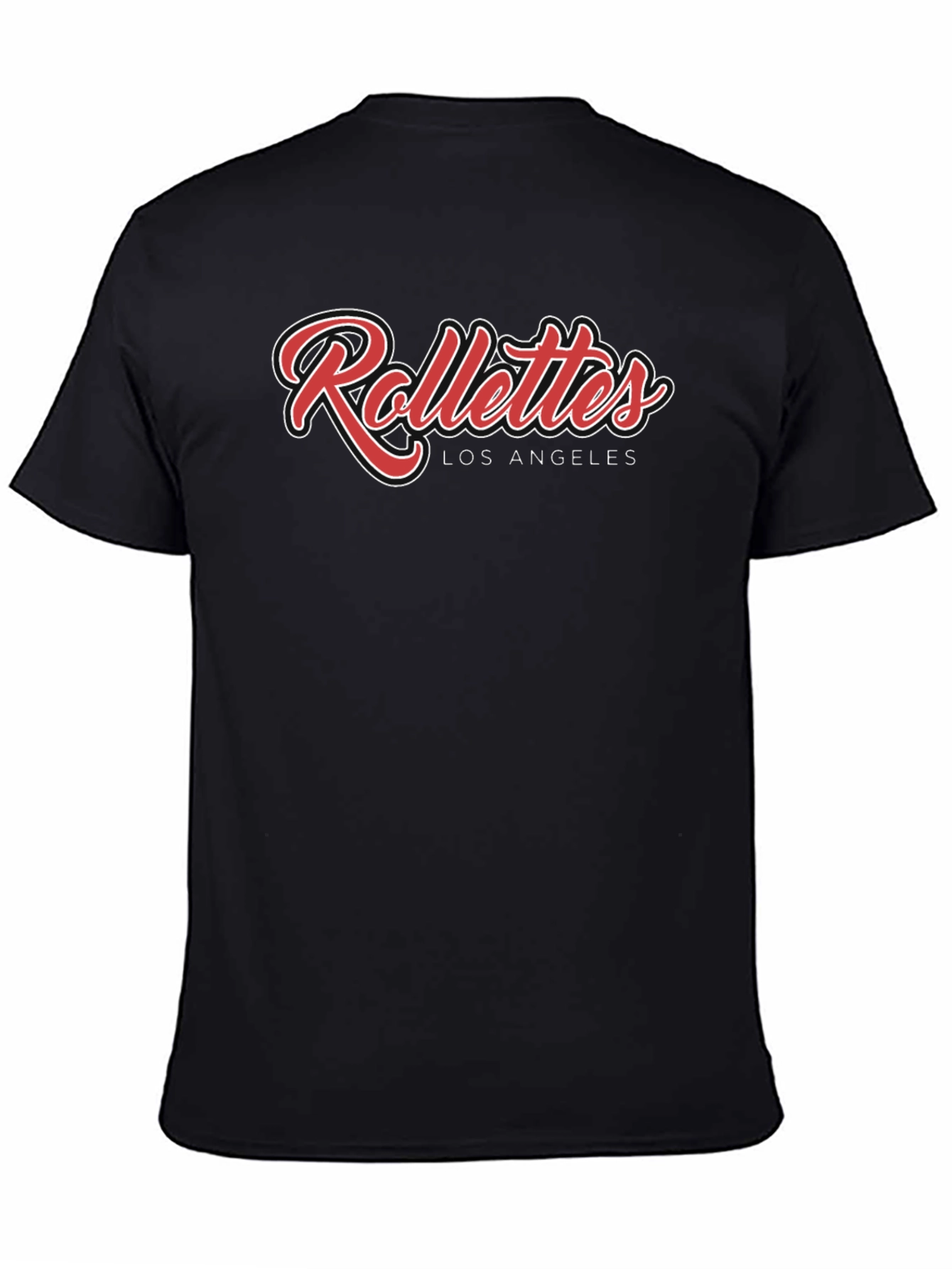Black Rollettes Los Angeles Graphic T-Shirt - Black view 4
