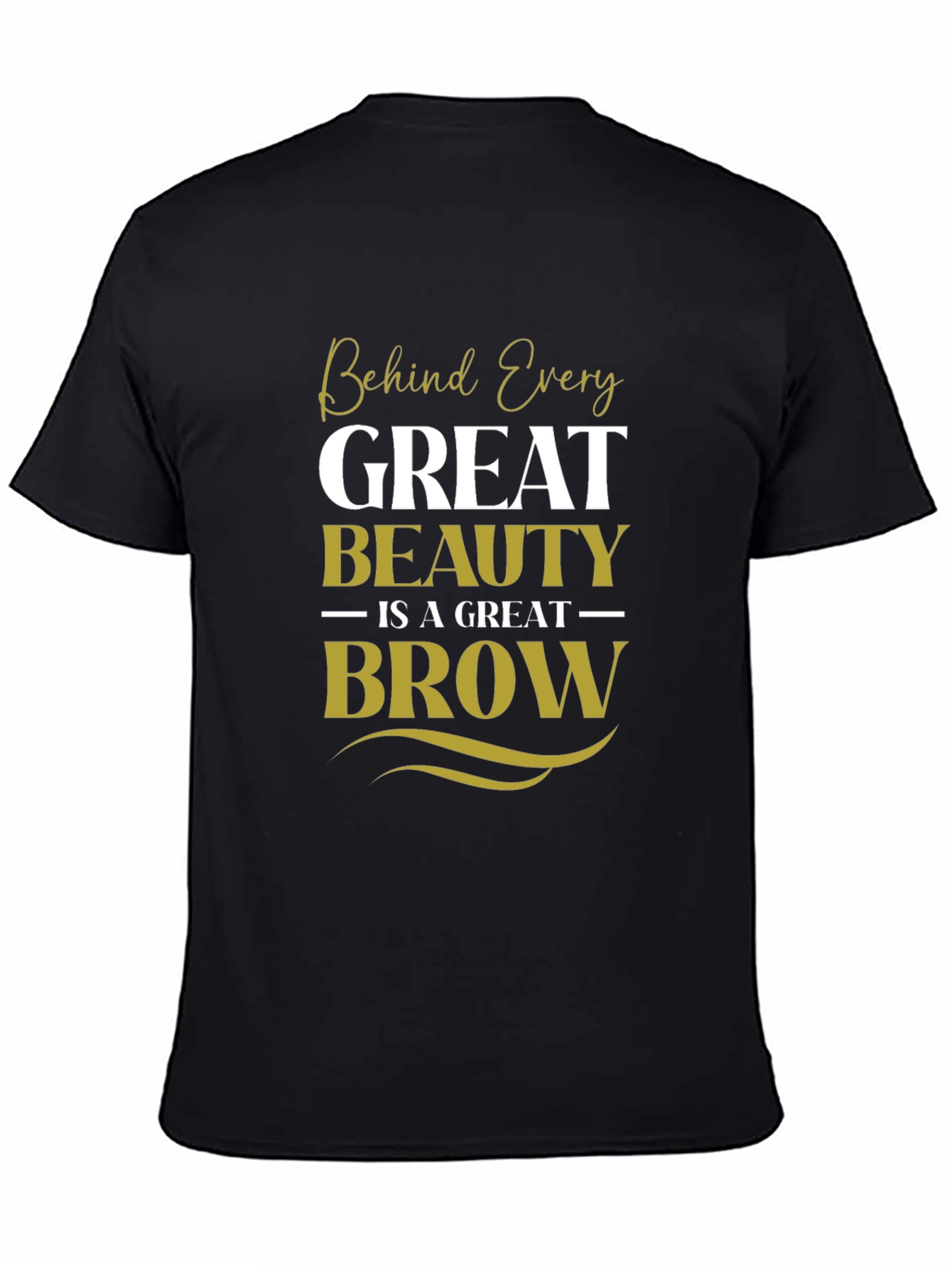 Black Great Brow T-Shirt view 4
