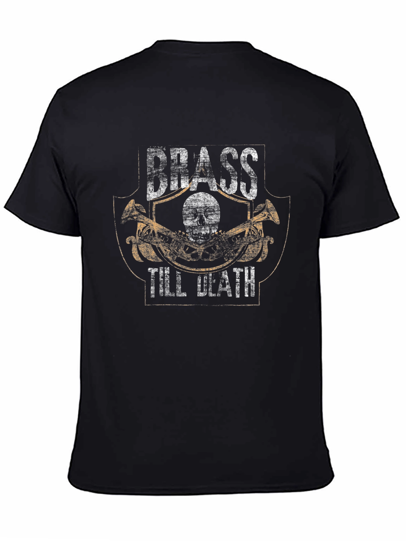 Black Brass Till Death Graphic Tee view 4
