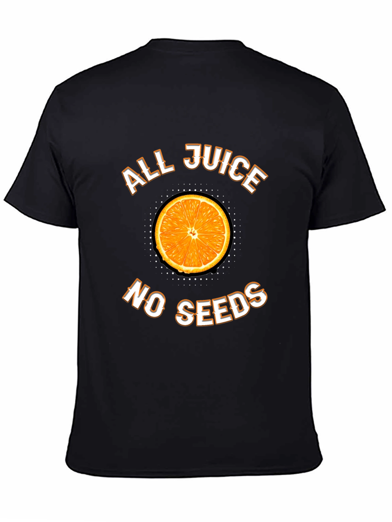 Black All Juice No Seeds T-Shirt view 4