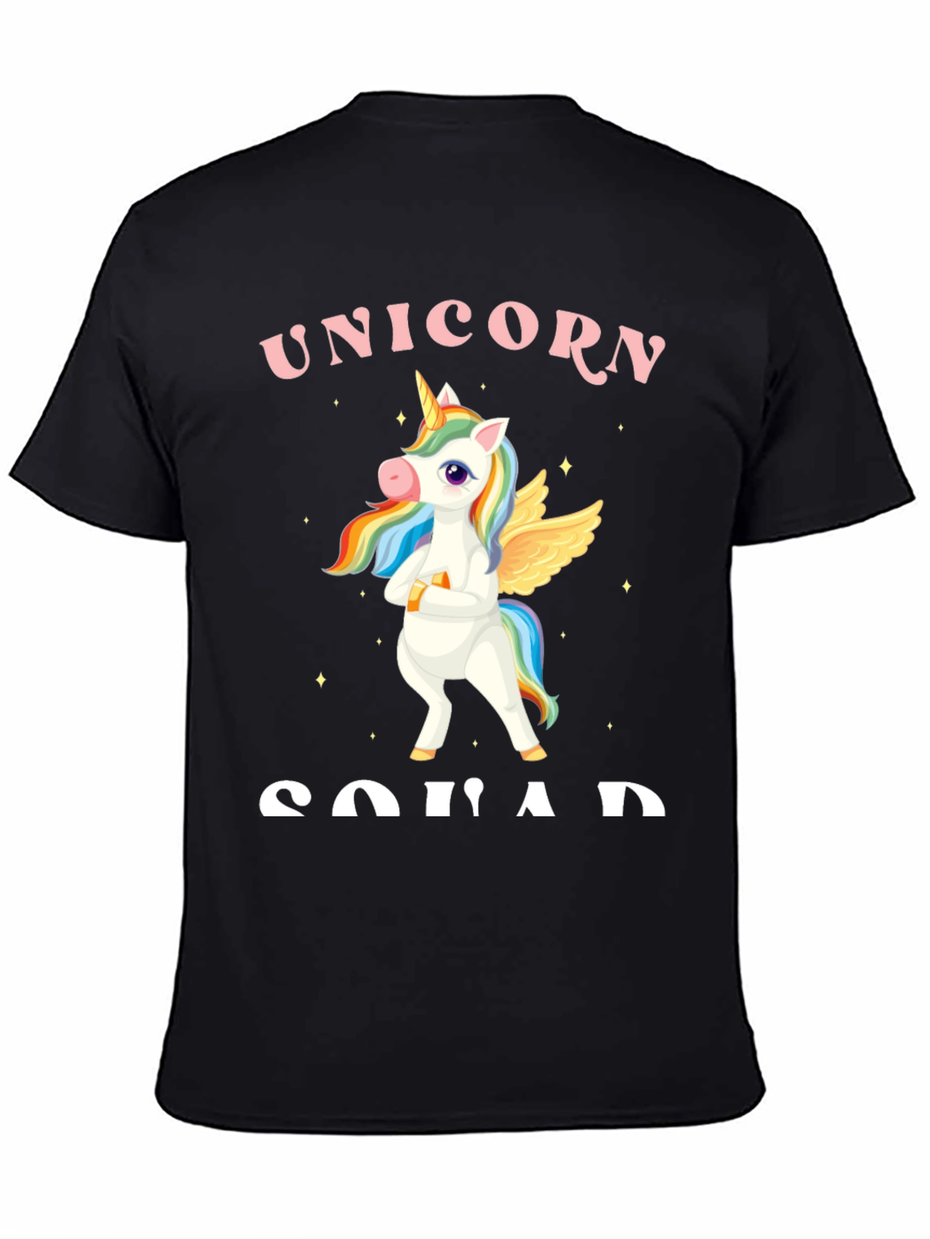 Black Unicorn Squad Graphic Tee view 4