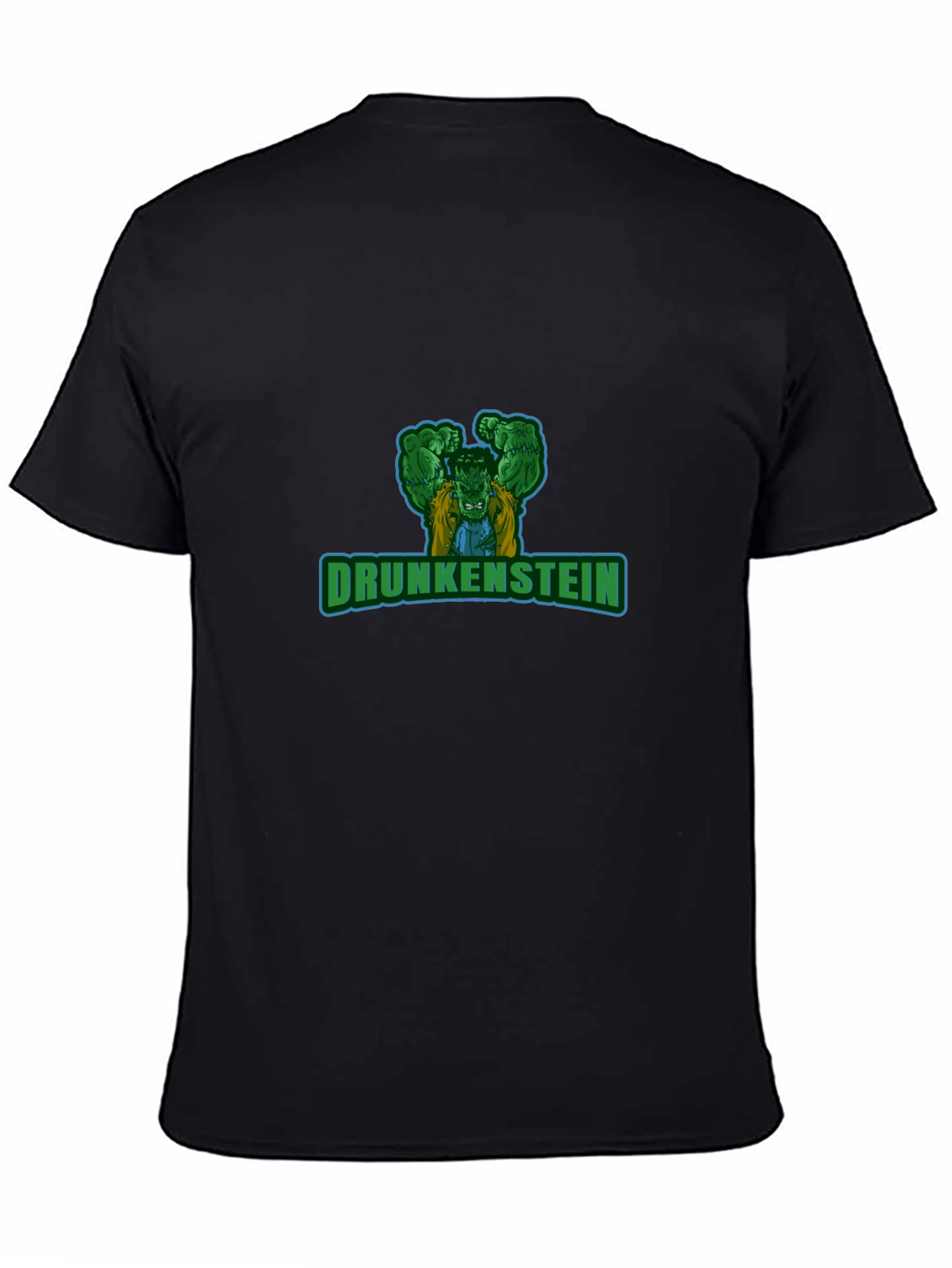 Black Drunkenstein Graphic T-Shirt view 4
