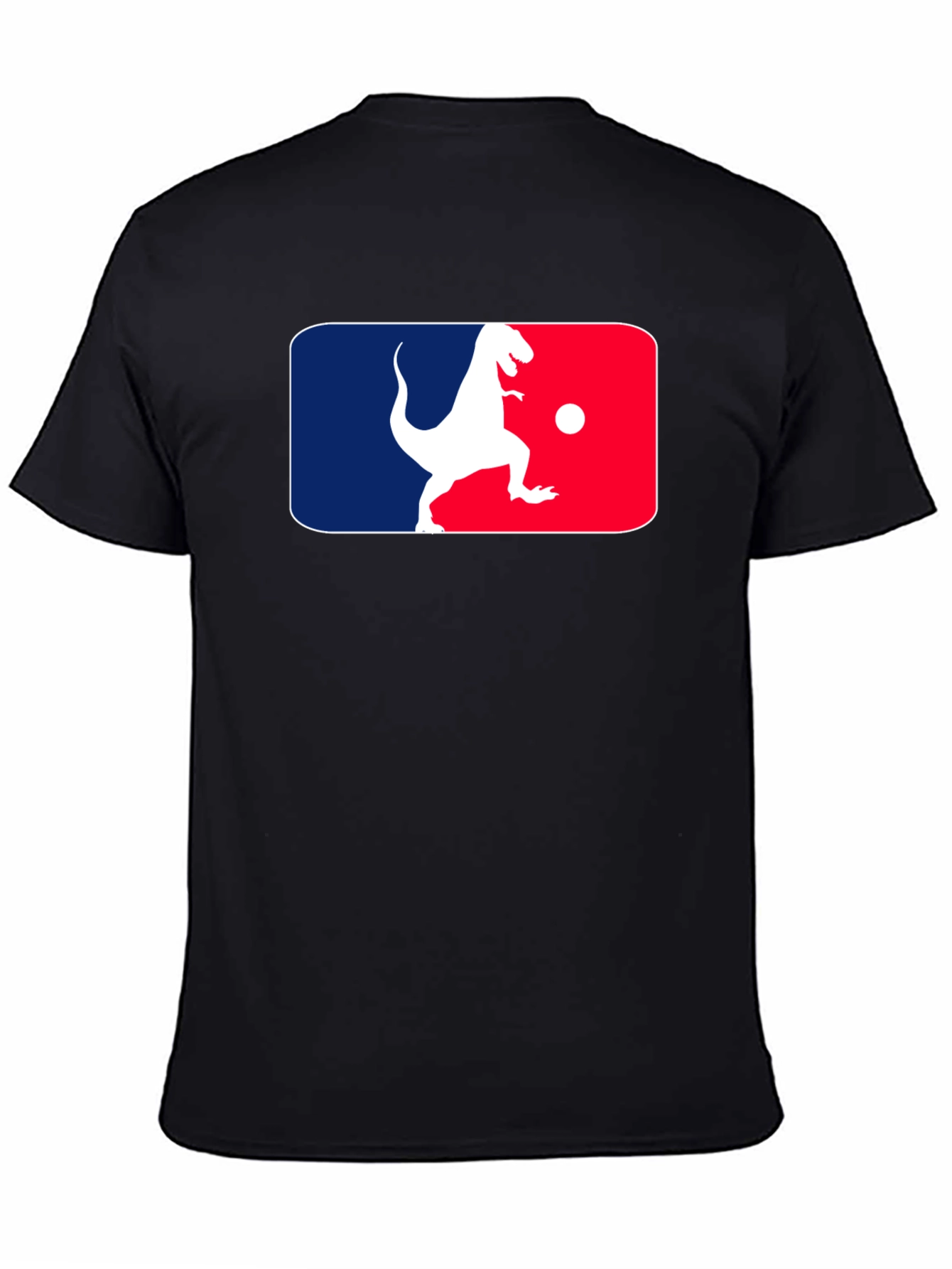 Black Dino Baseball T-Shirt view 4