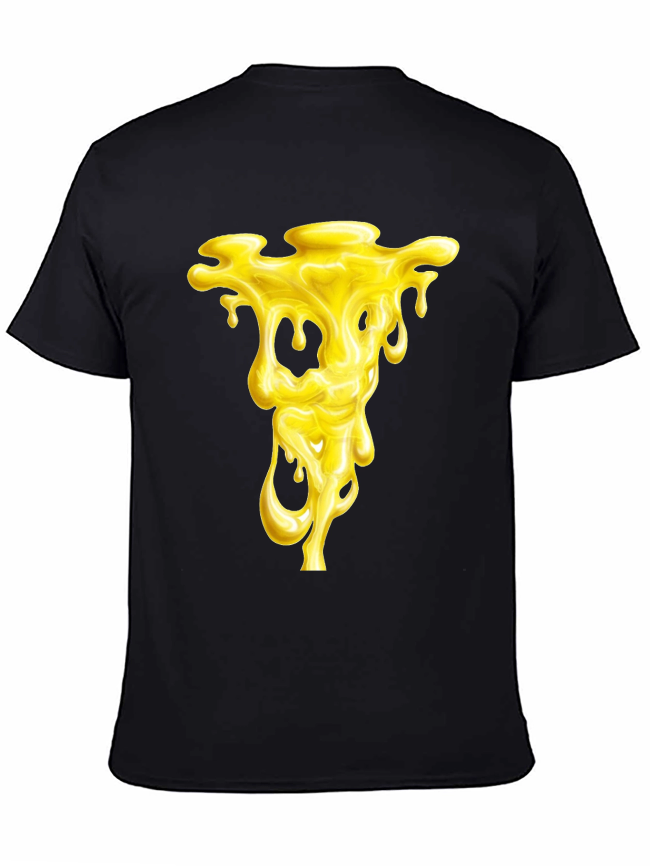 Black Dripping Honey Graphic Tee - Black view 4