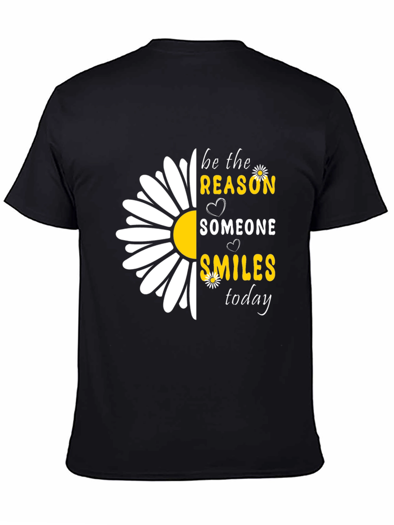Black Be The Reason Smile T-Shirt view 4