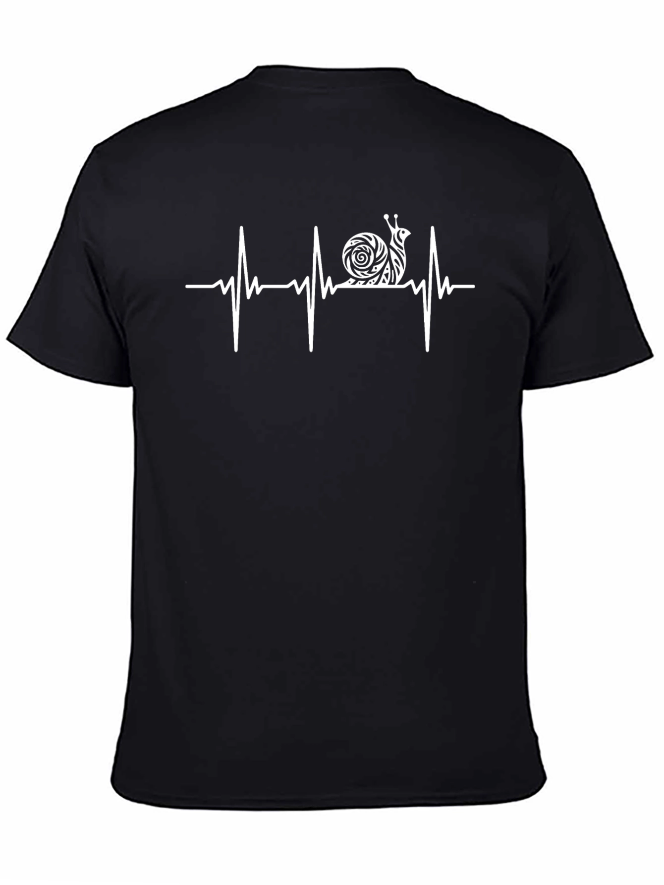 Black Snail Heartbeat T-Shirt - Unique & Stylish view 4