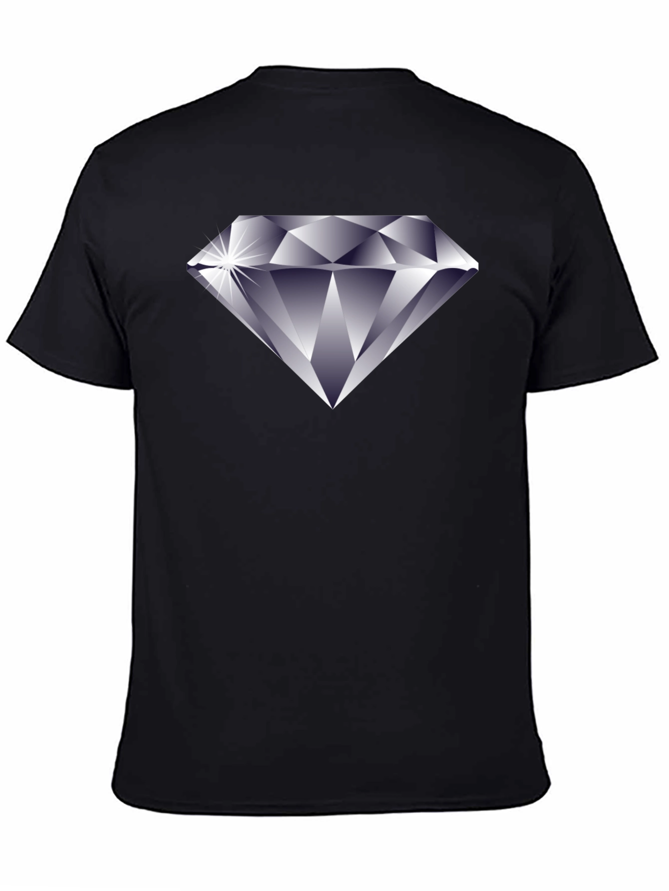 Black Diamond Graphic Black T-Shirt view 4