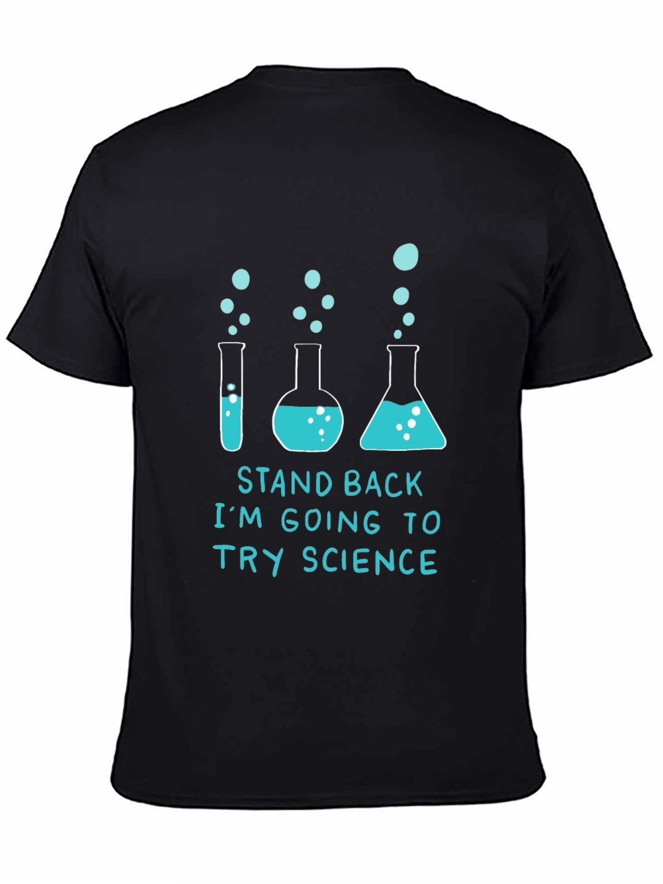 Black Science Experiment Graphic T-Shirt view 4