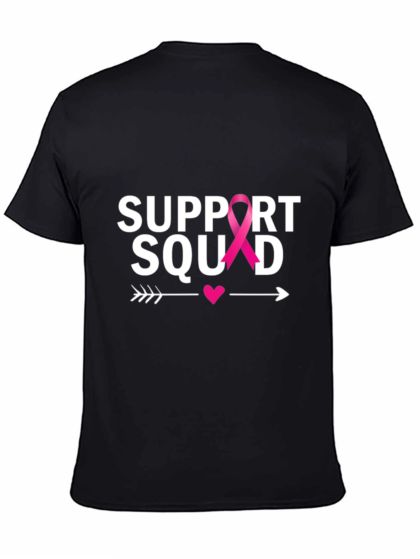 Support Squad Breast Cancer Awareness T-Shirt - 4