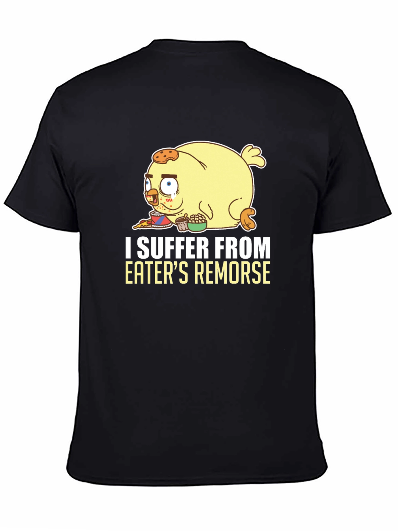 Black Eater's Remorse Graphic T-Shirt view 4