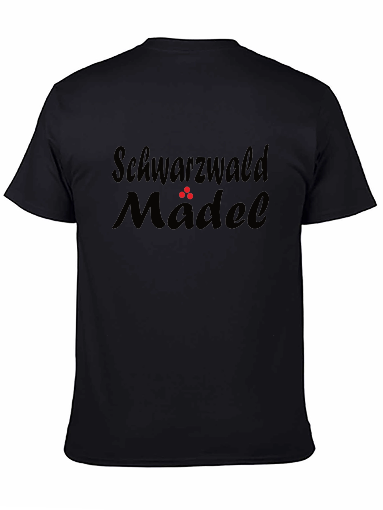 Black Schwarzwald Mädel Black T-Shirt view 4