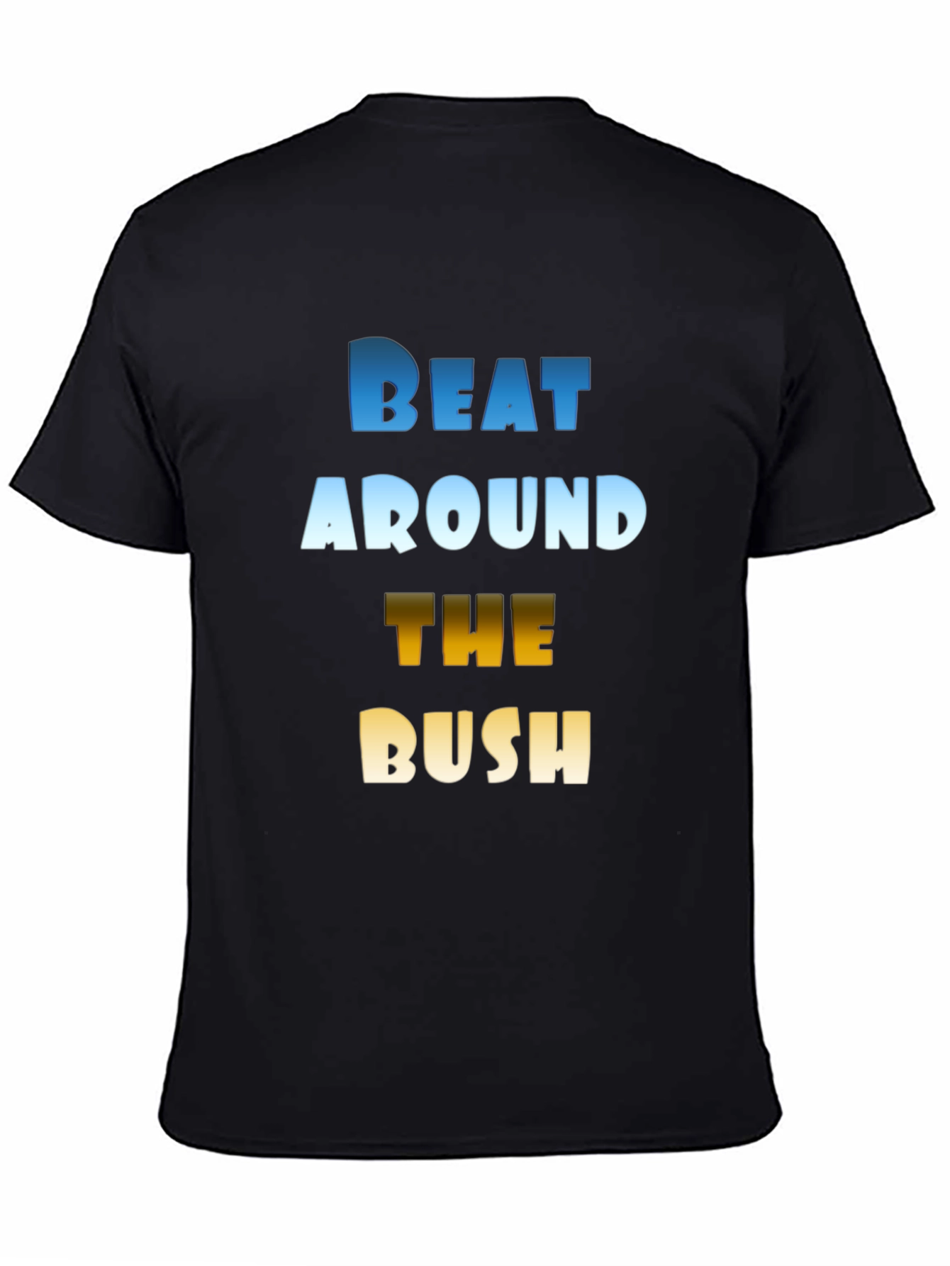 Black Beat Around the Bush Graphic Tee view 4