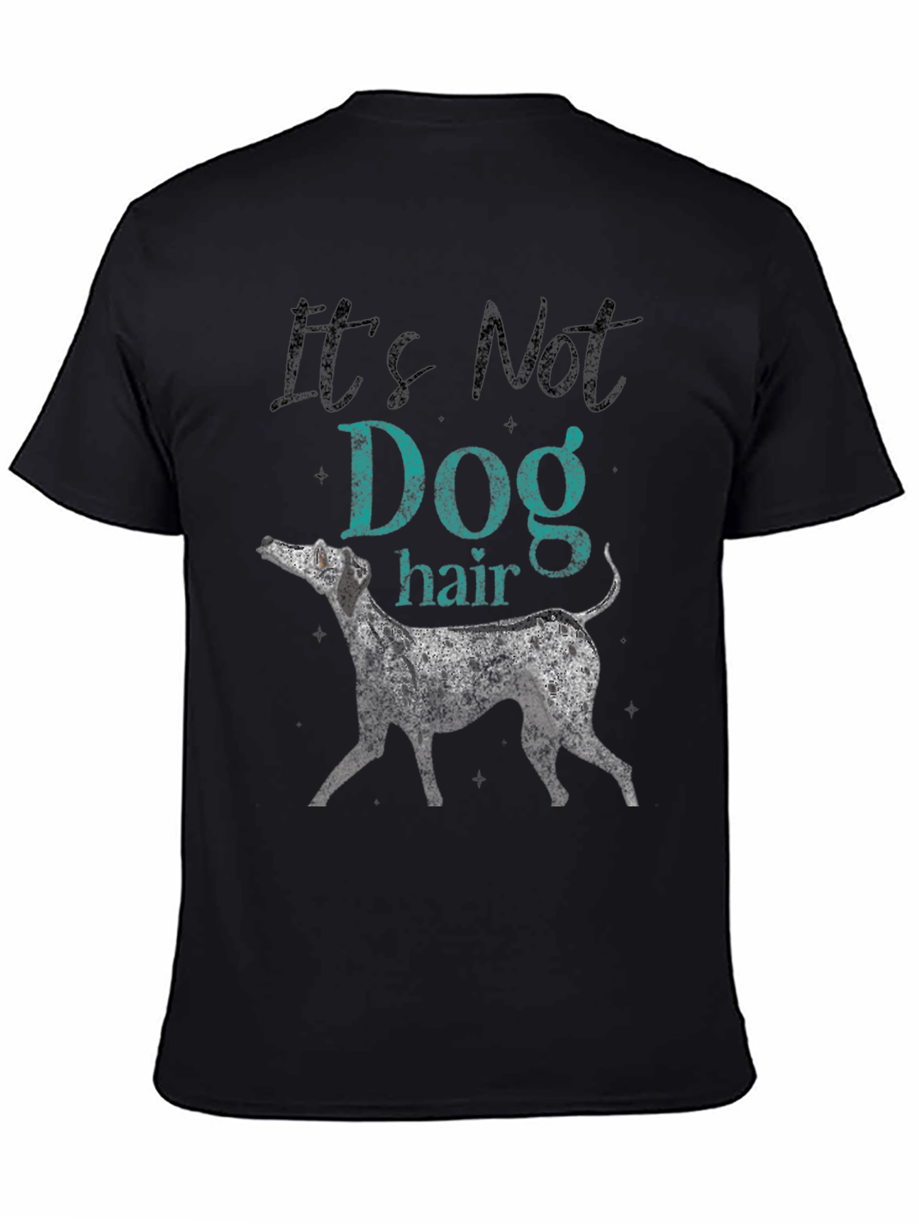Black Dog Hair T-Shirt - Black view 4