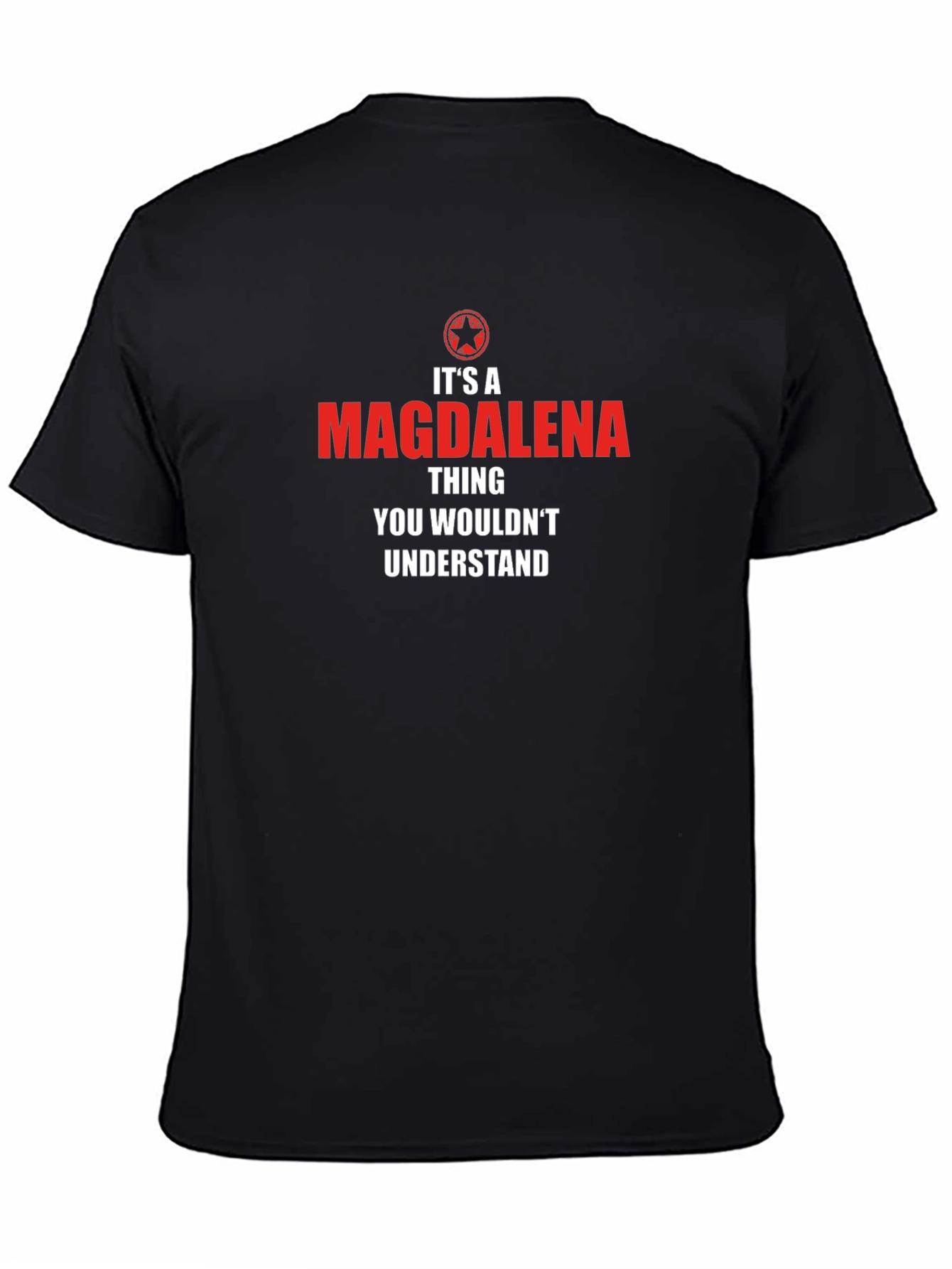 Black Magdalena Thing T-Shirt - You Wouldn't Understand Tee view 4