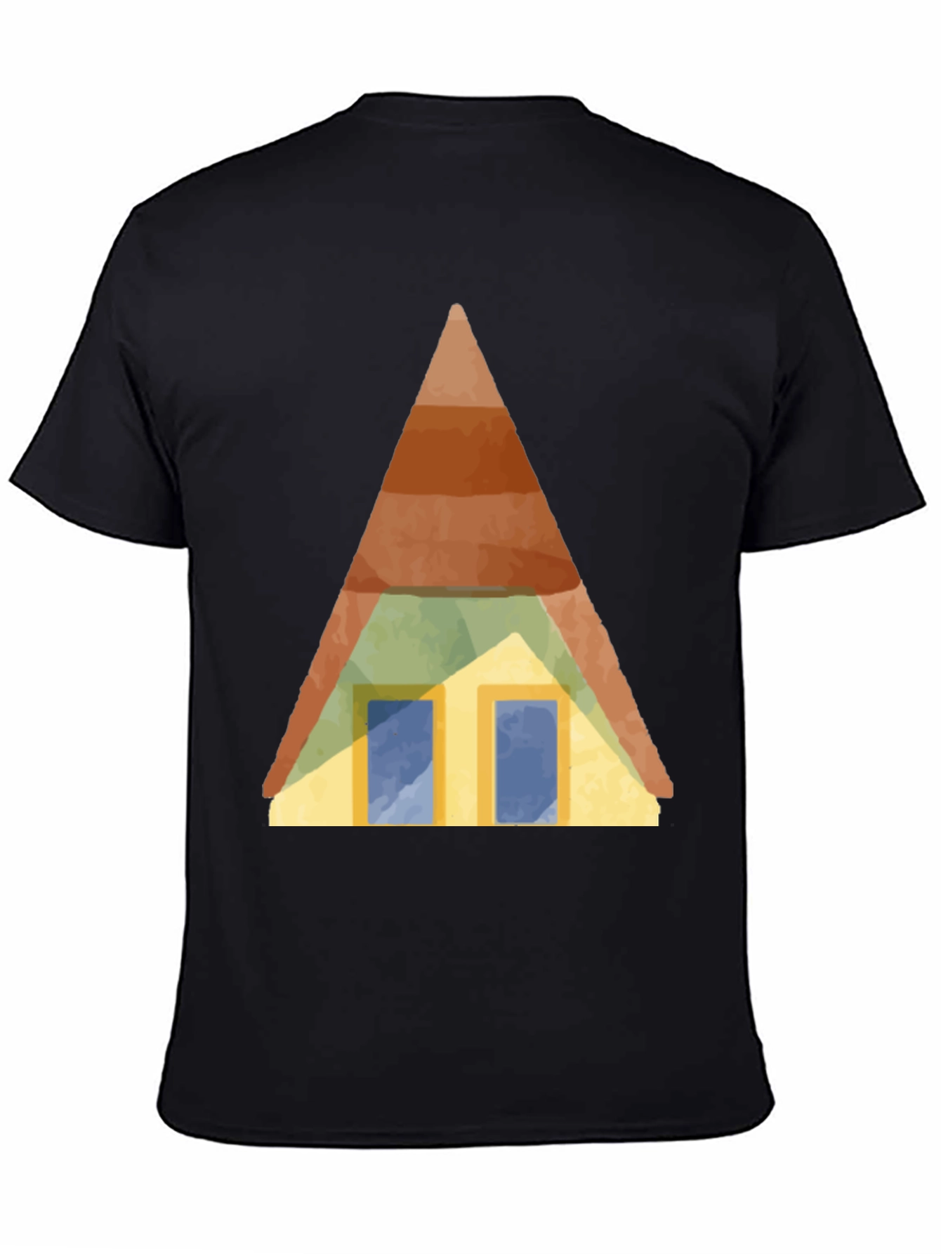 Black Cabin Graphic Tee - Stylish & Unique Design view 4