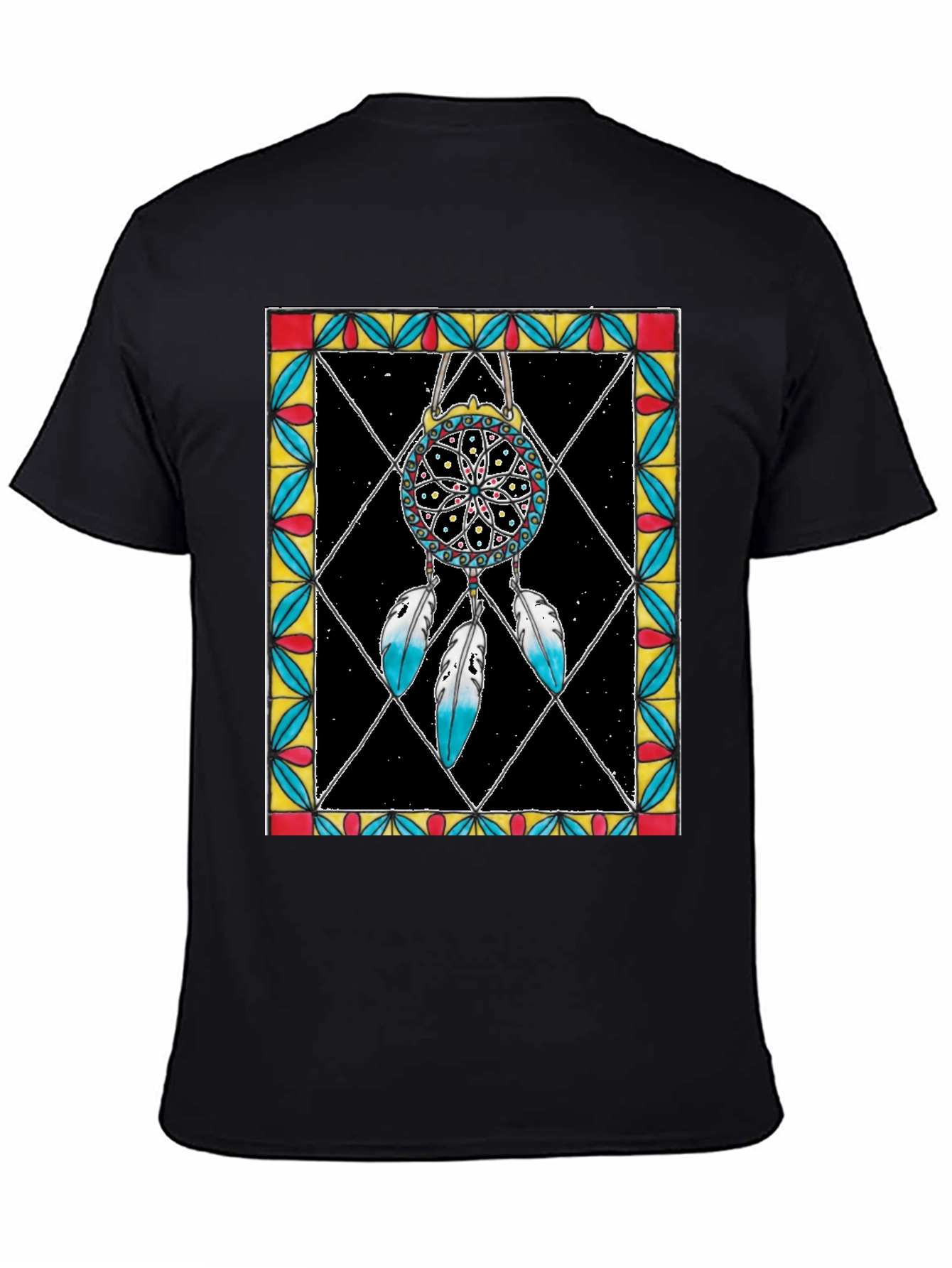 Black Dreamcatcher Graphic Tee view 4