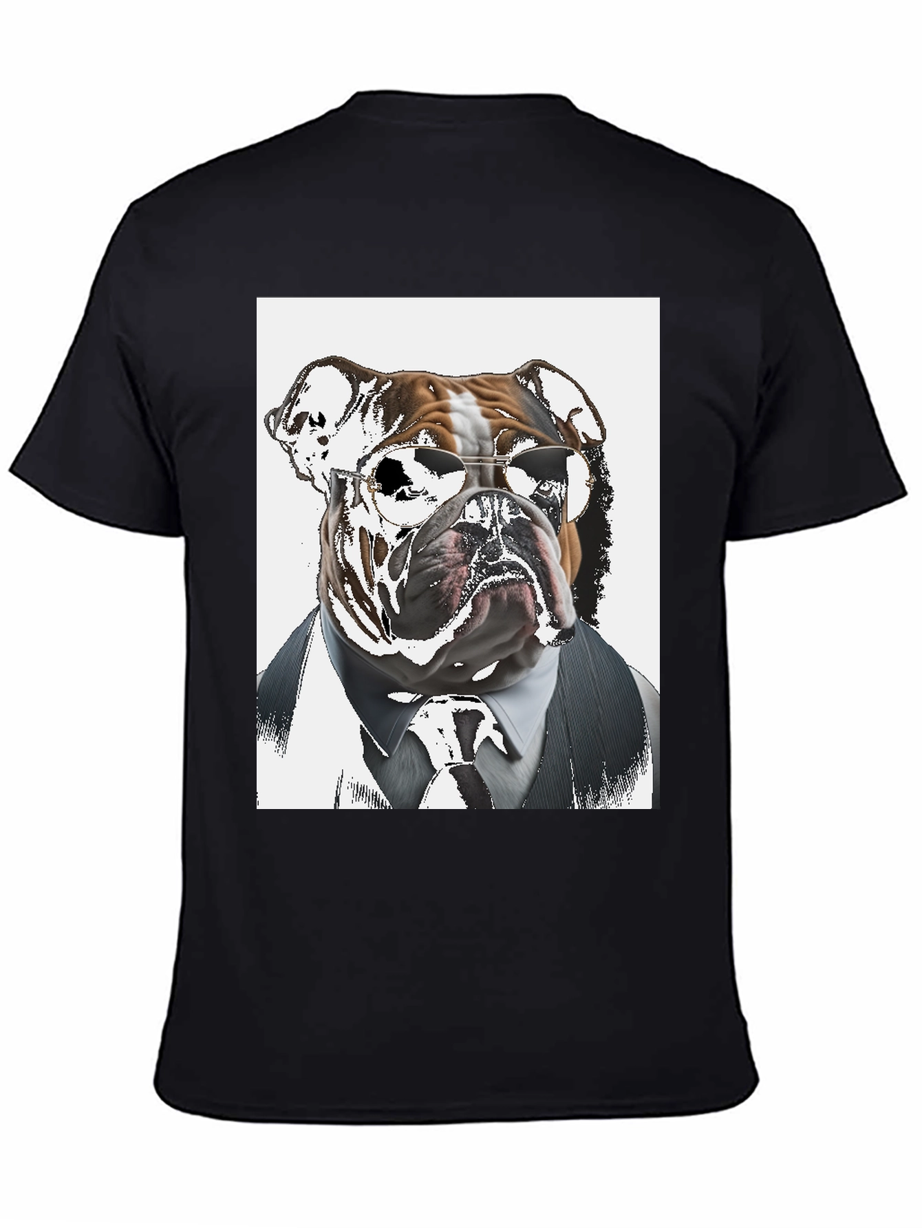 Black Dog Boss T-Shirt - Cool Canine Style view 4