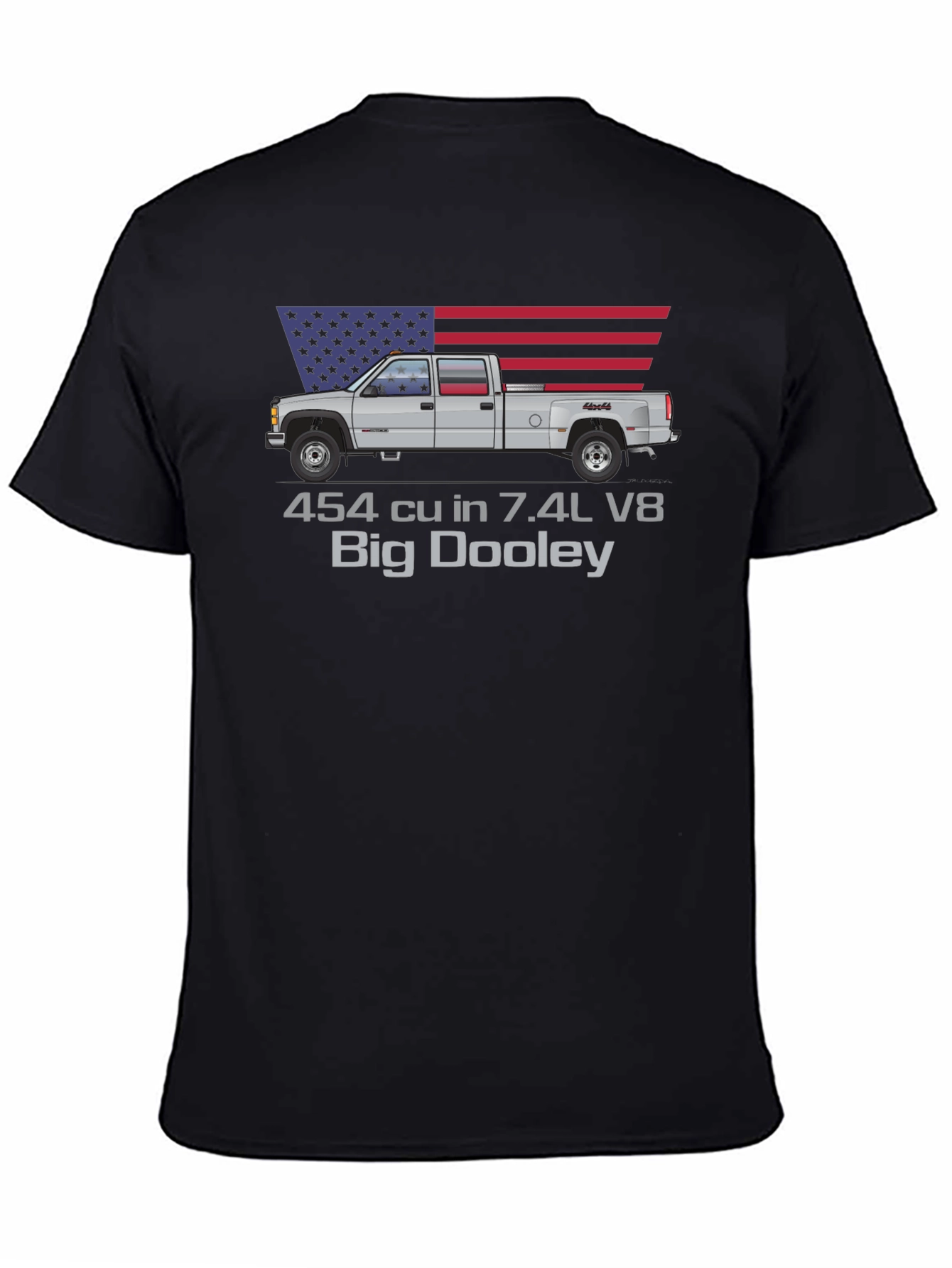Big Dooley Truck Graphic Tee - Patriotic - 4