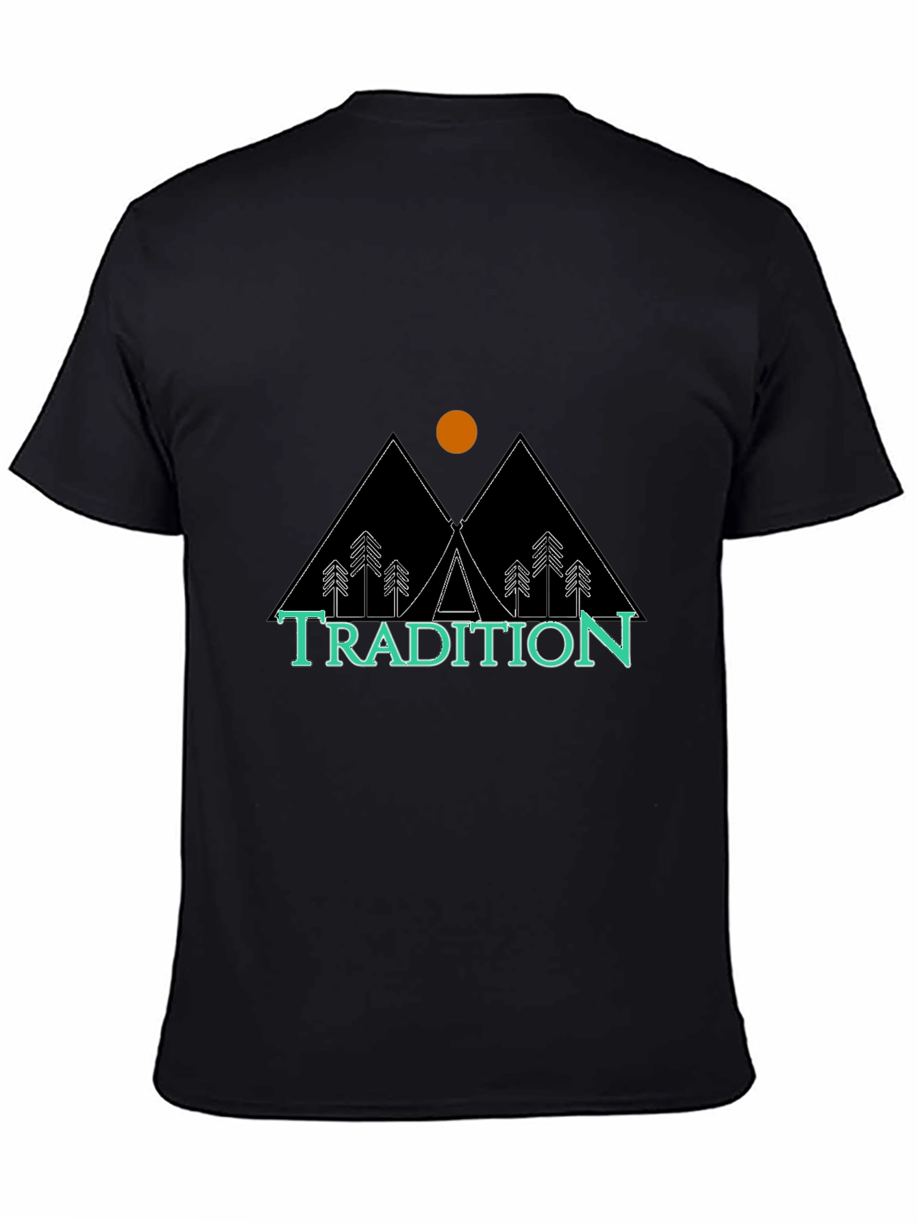 Black Tradition Graphic Tee - Outdoor Adventure Style view 4