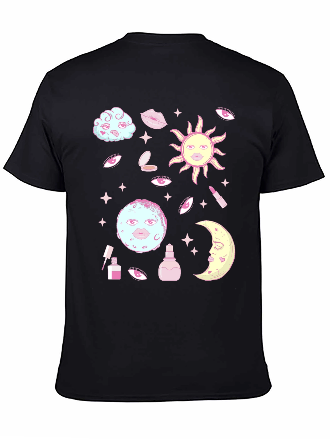 Black Celestial Dreams T-Shirt view 4