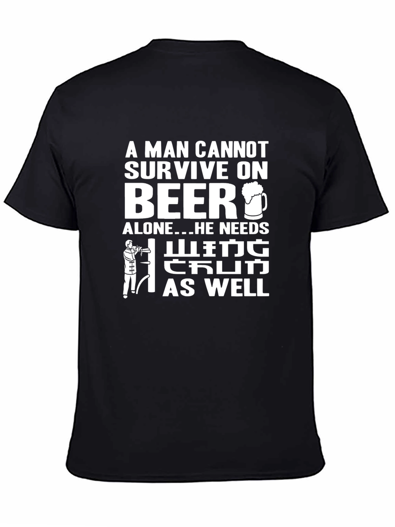 Black Beer & Golf T-Shirt: A Man's Survival Guide view 4