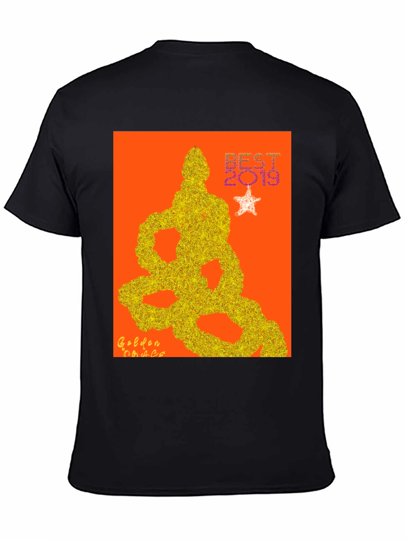 Black Golden Grace T-Shirt view 4