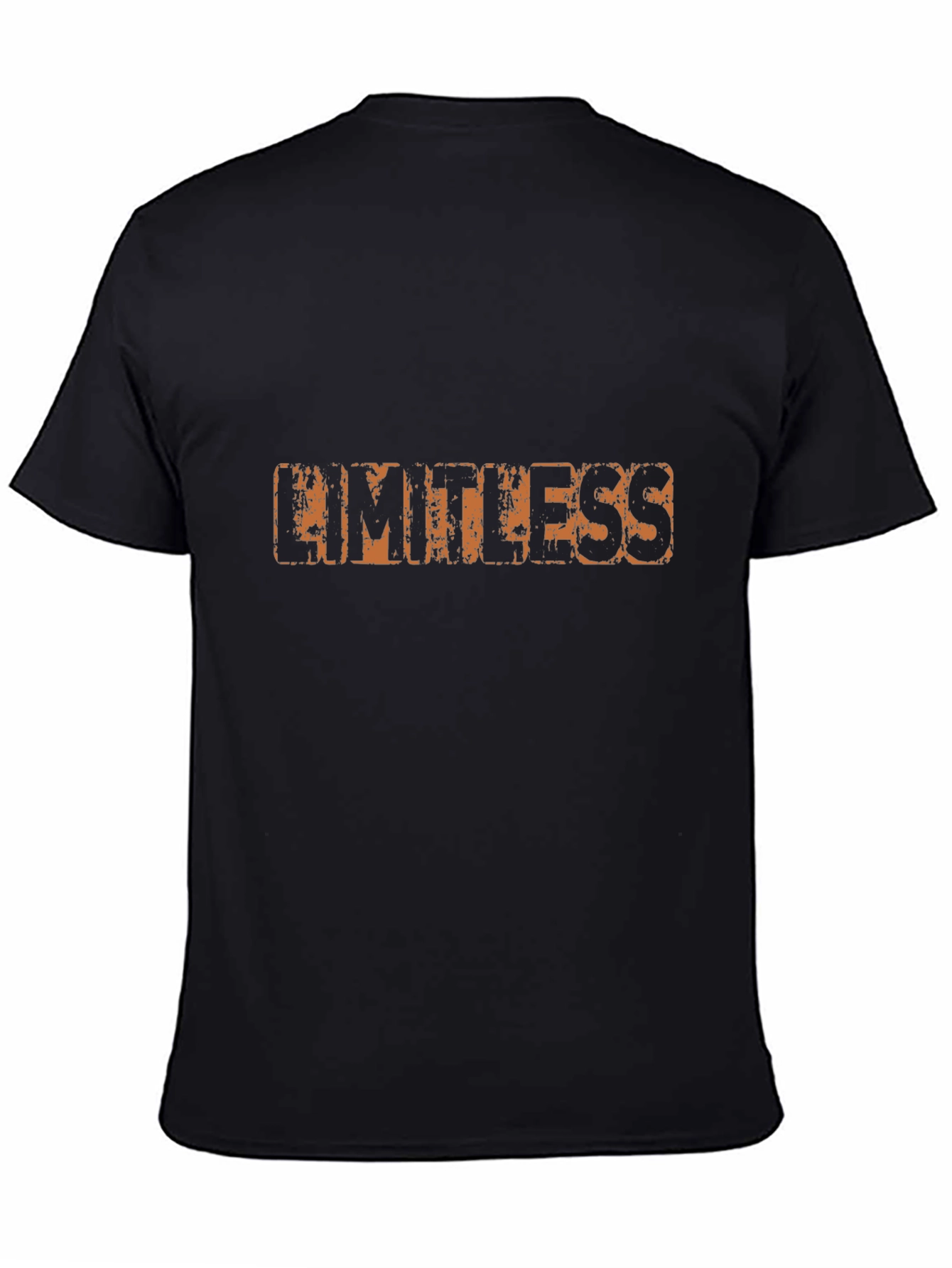 Black Limitless Graphic Black T-Shirt view 4