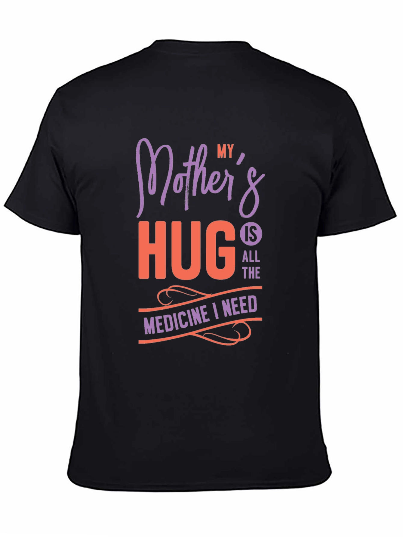 Black Mother's Hug T-Shirt - All The Medicine I Need view 4