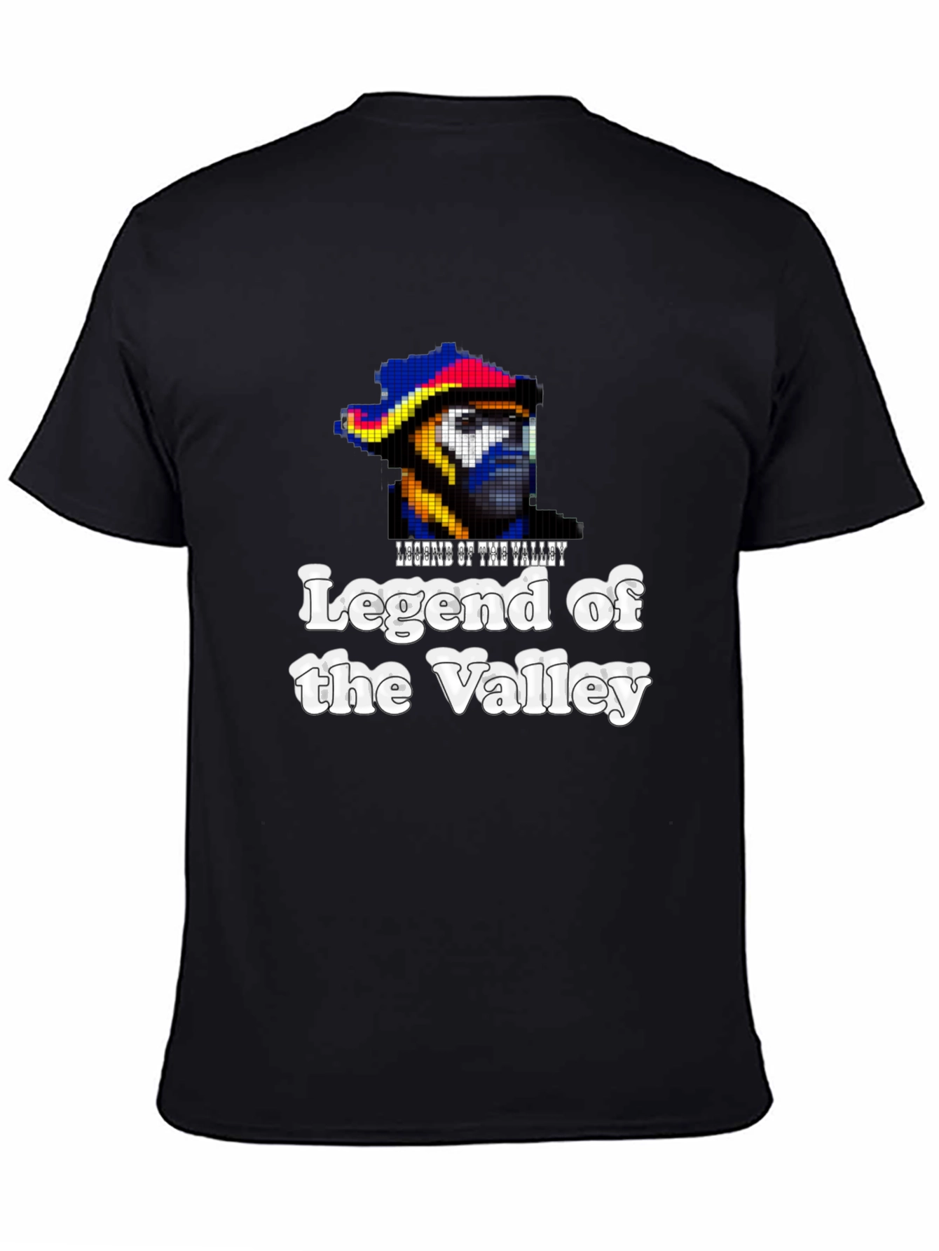 Black Legend of the Valley Graphic T-Shirt - Black view 4