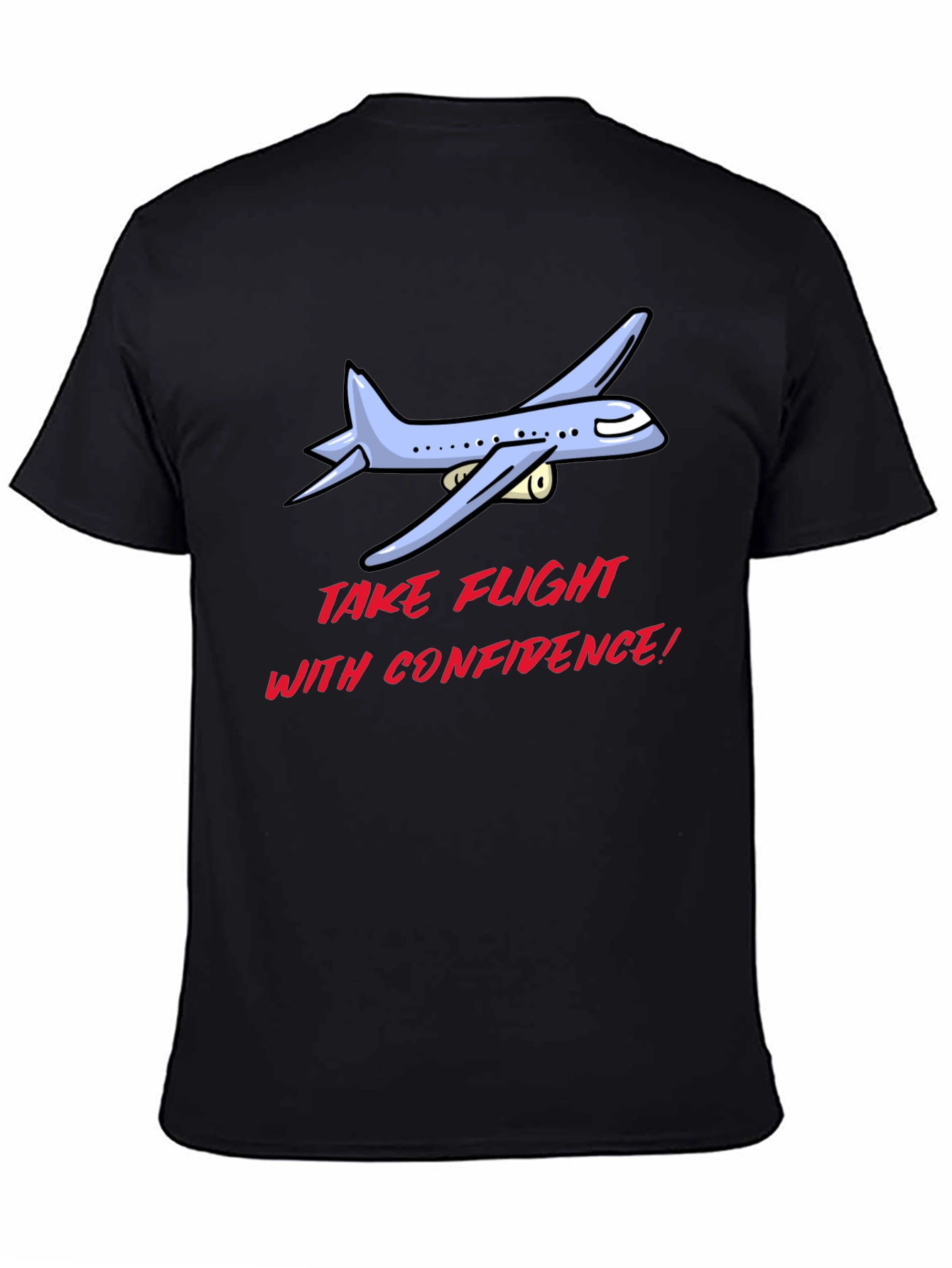 Black Take Flight Confidence T-Shirt view 4