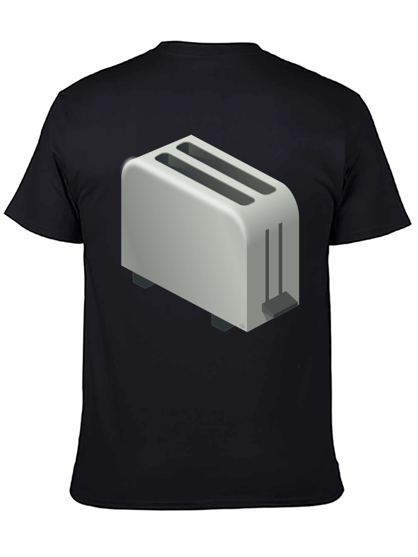 Black Toaster Graphic T-Shirt - Novelty Tee for Bread Lovers view 4