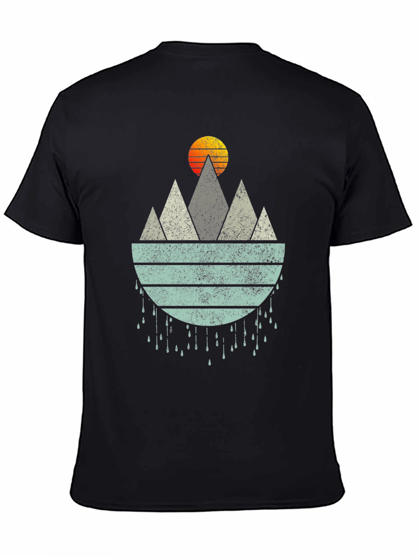 Black Mountain Sunset Graphic Tee view 4