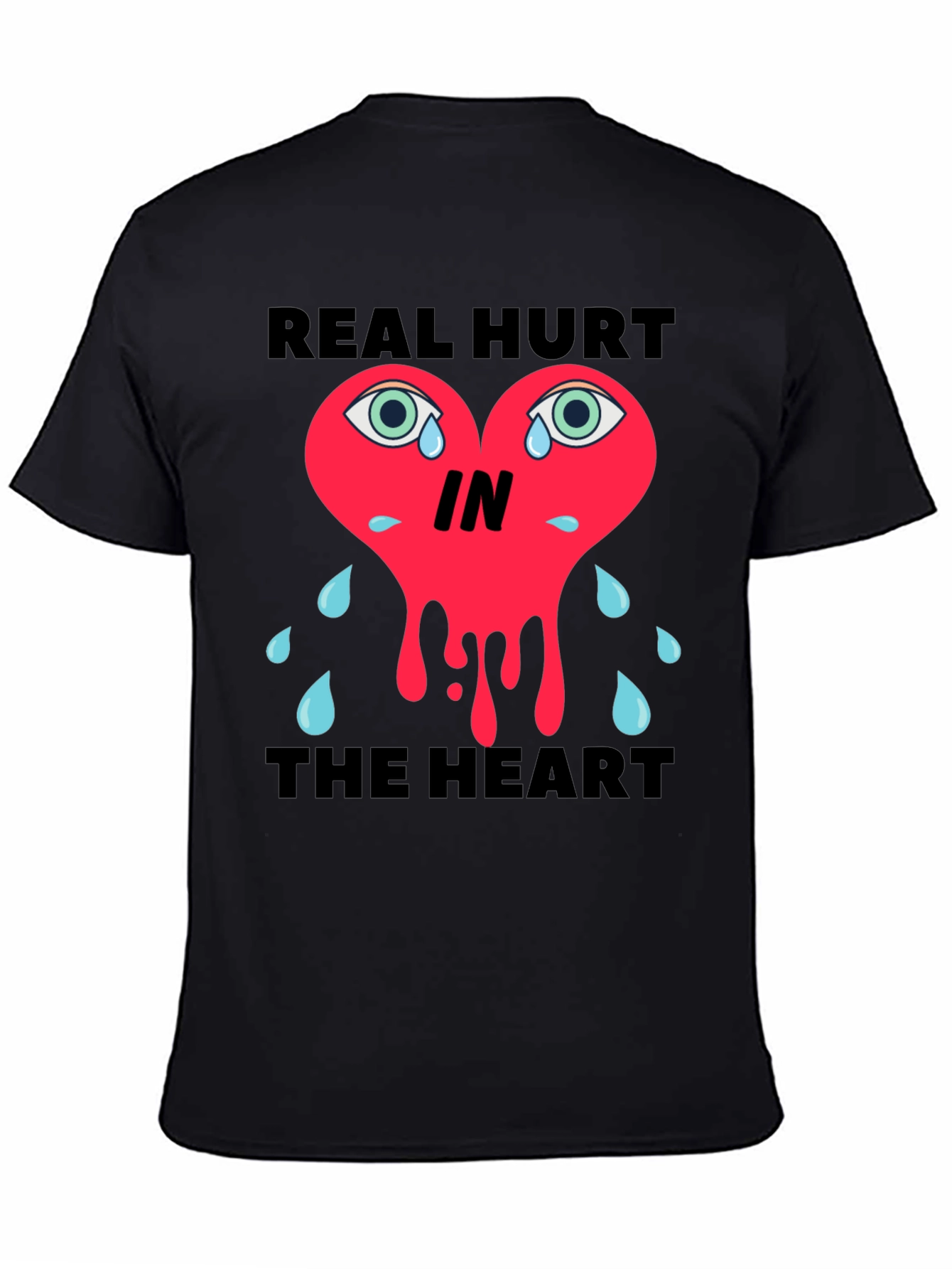 Real Hurt in the Heart Graphic Tee - 4