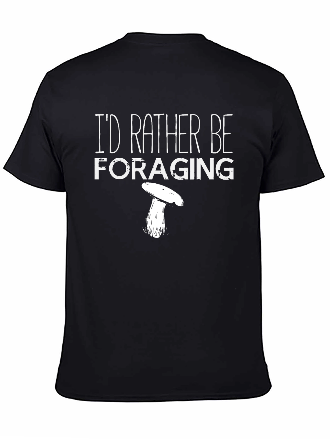Black Foraging T-Shirt - Nature Lover Gift view 4