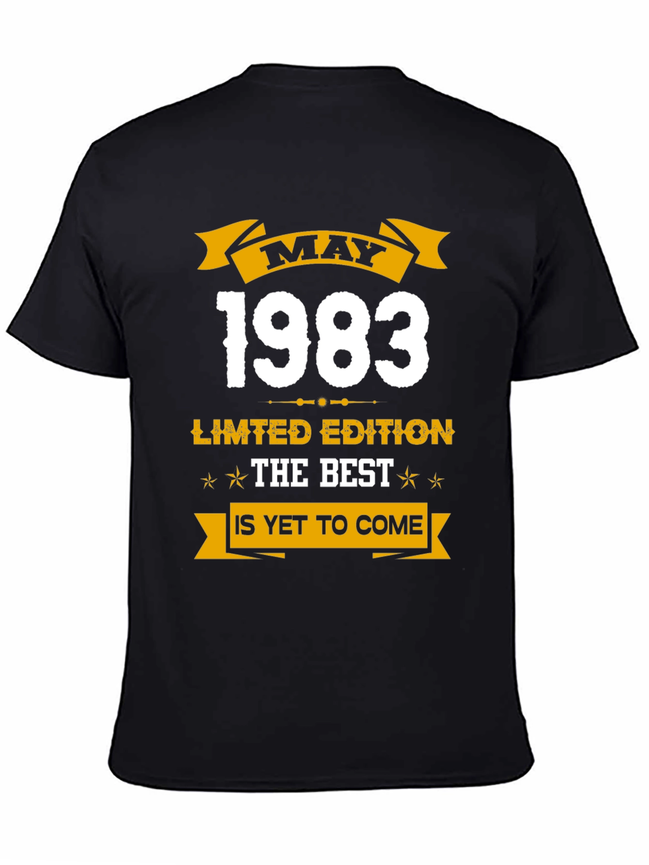 Black May 1983 Limited Edition Graphic T-Shirt view 4