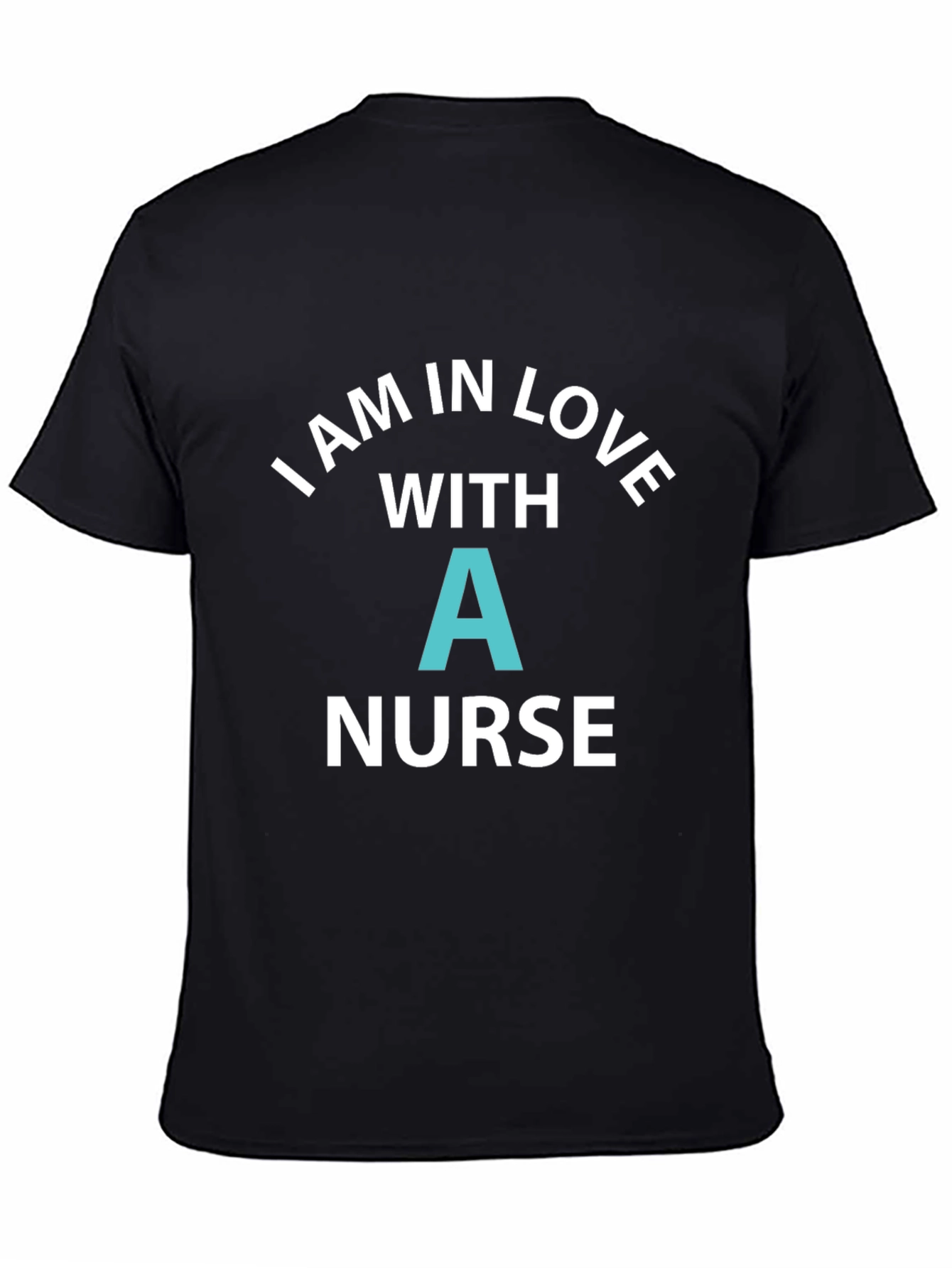 Black I Love a Nurse Graphic T-Shirt view 4