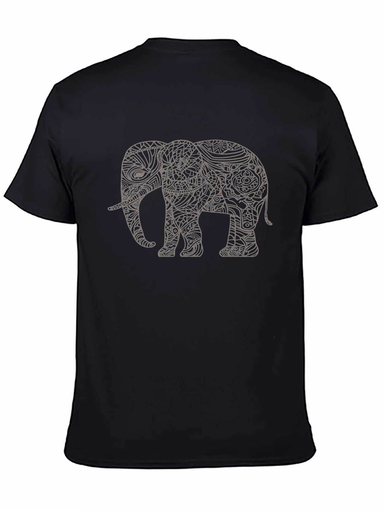 Black Elephant Graphic Tee - Men's Black Short Sleeve view 4