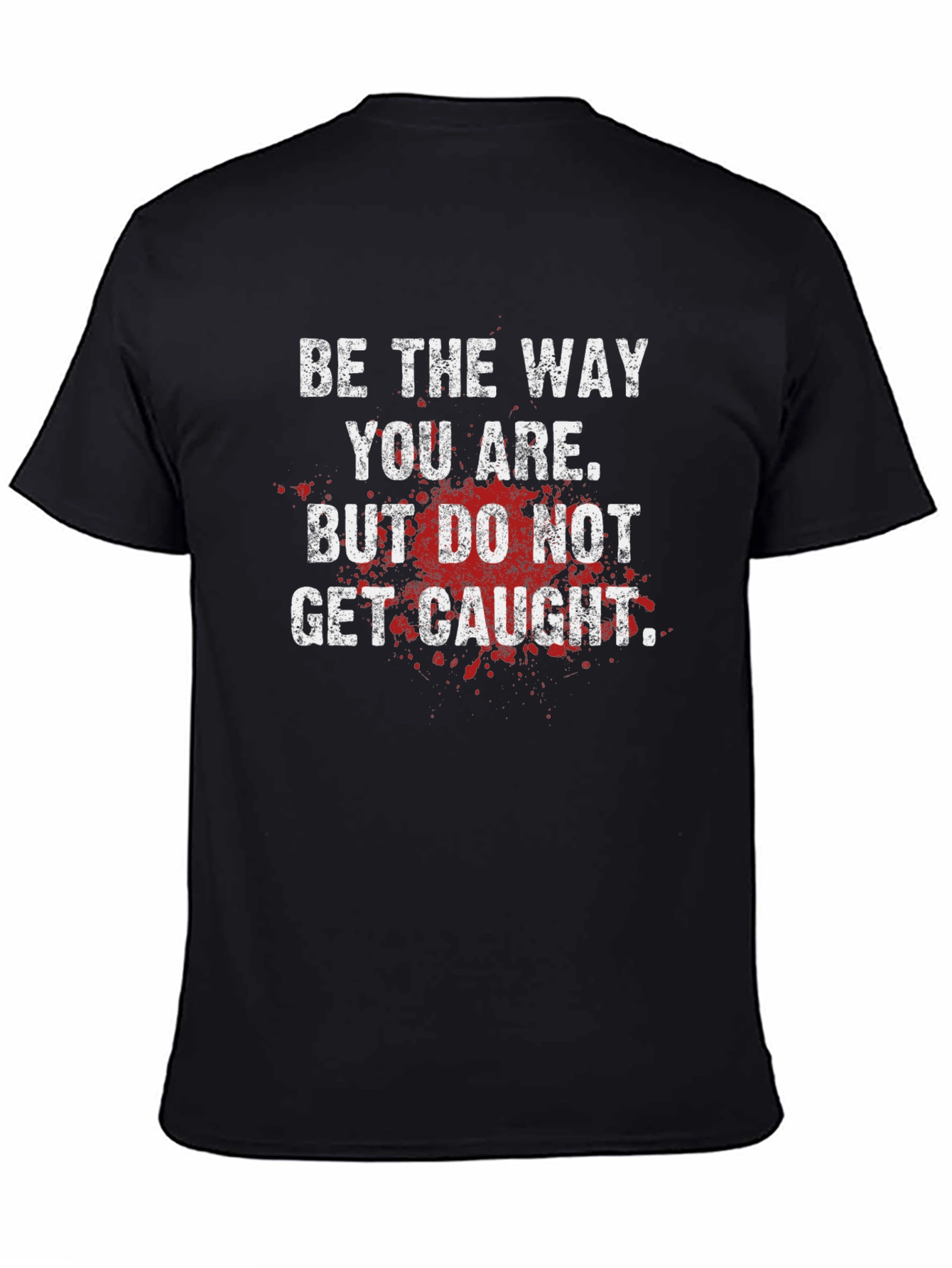 Black Be the Way You Are Graphic Tee view 4