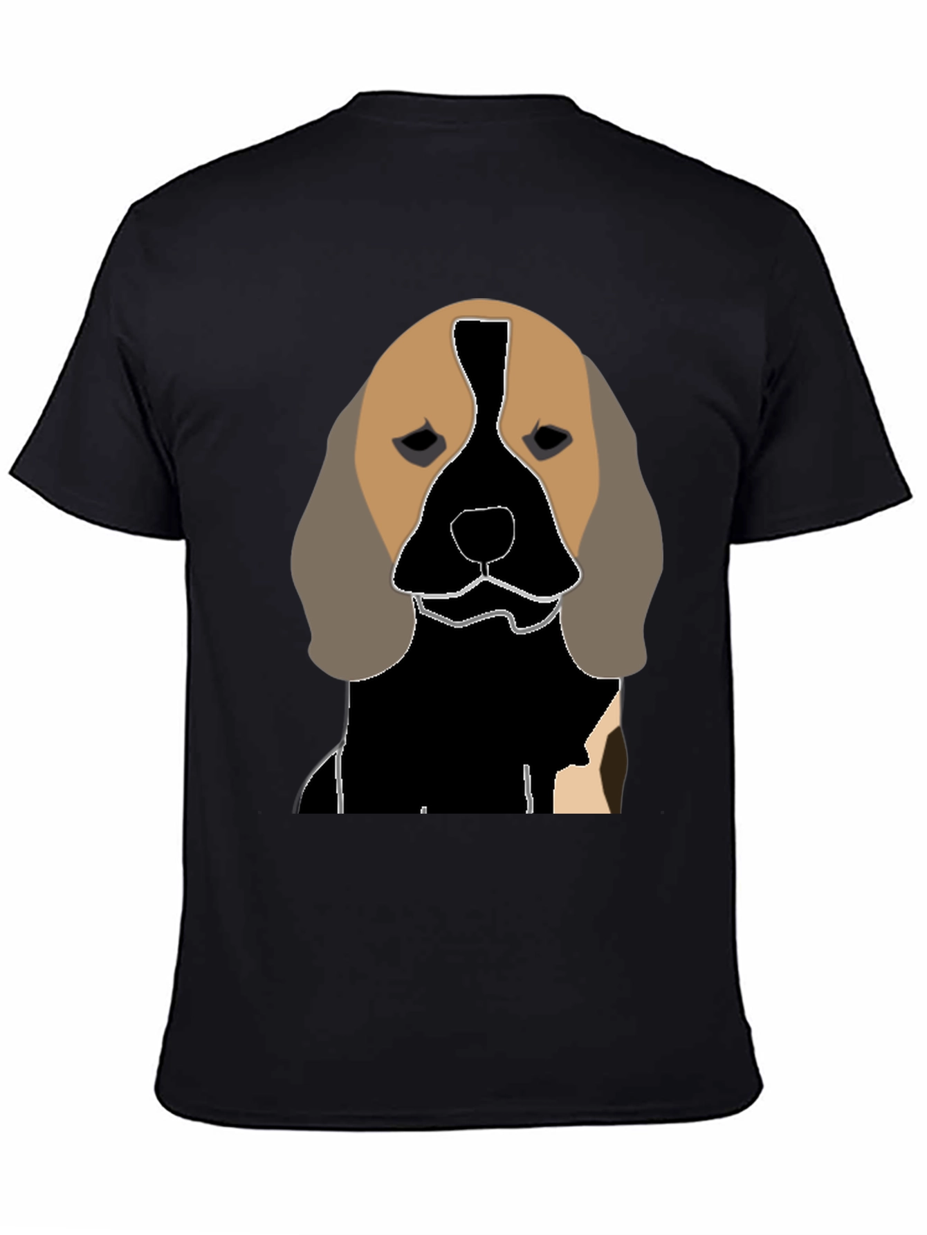 Black Dog Graphic Tee - Unique Canine Design view 4