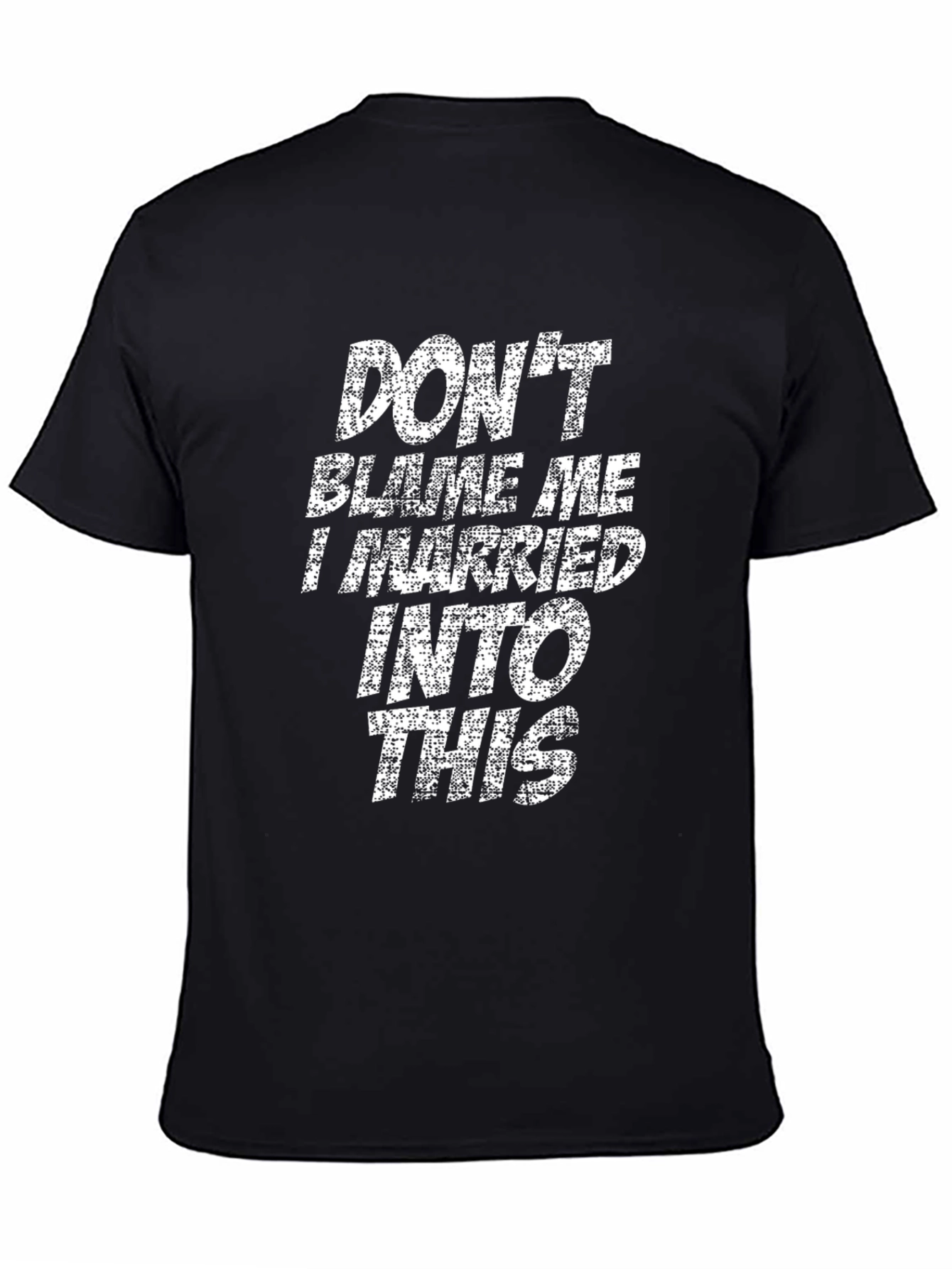 Black Don't Blame Me Funny Graphic Tee view 4