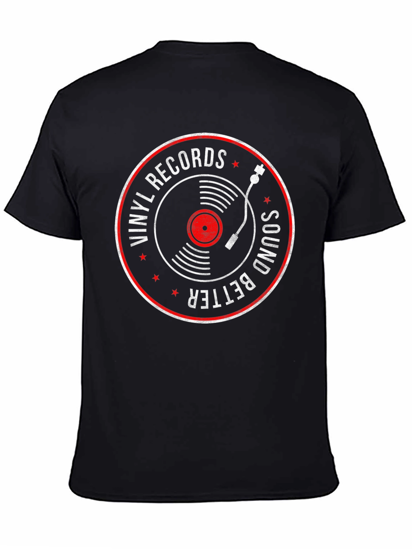 Black Vinyl Records Sound Better T-Shirt view 4