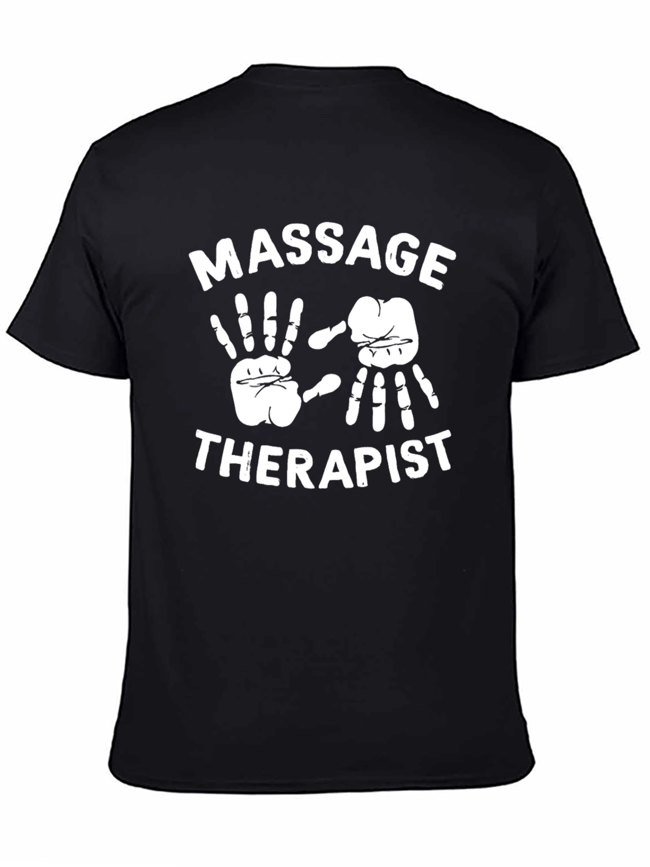 Massage Therapist Black T-Shirt - 4