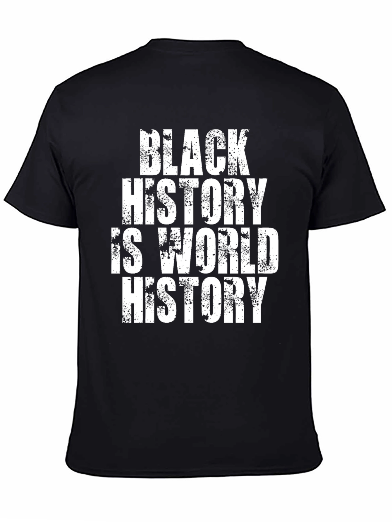 Black Black History Is World History Graphic Tee view 4