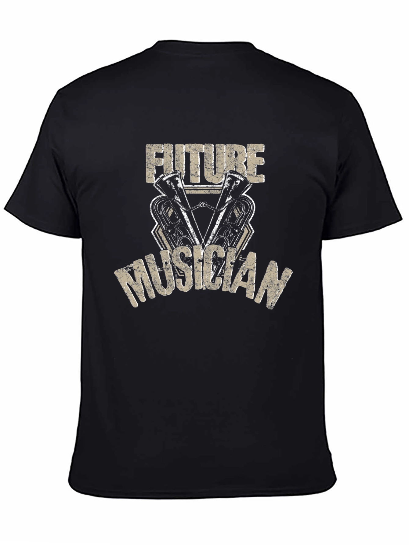 Black Future Musician T-Shirt, Band, Music Lover Tee view 4