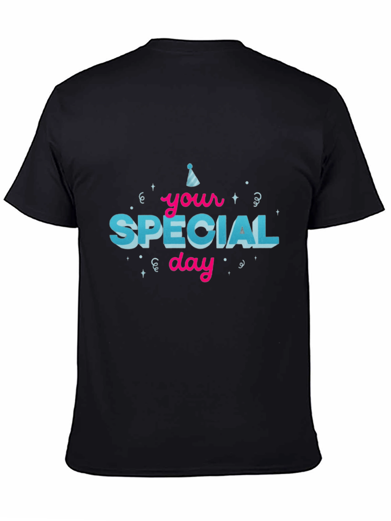 Black Special Day T-Shirt view 4