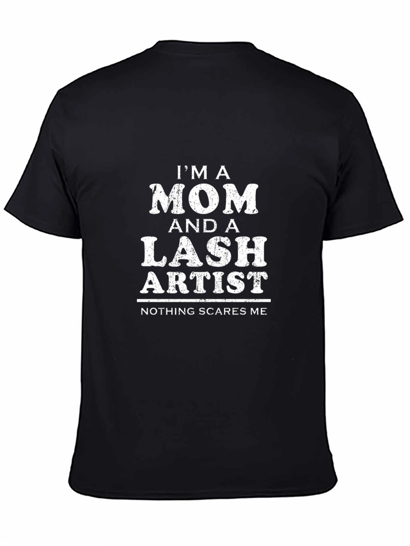Black Mom and Lash Artist Graphic Tee view 4