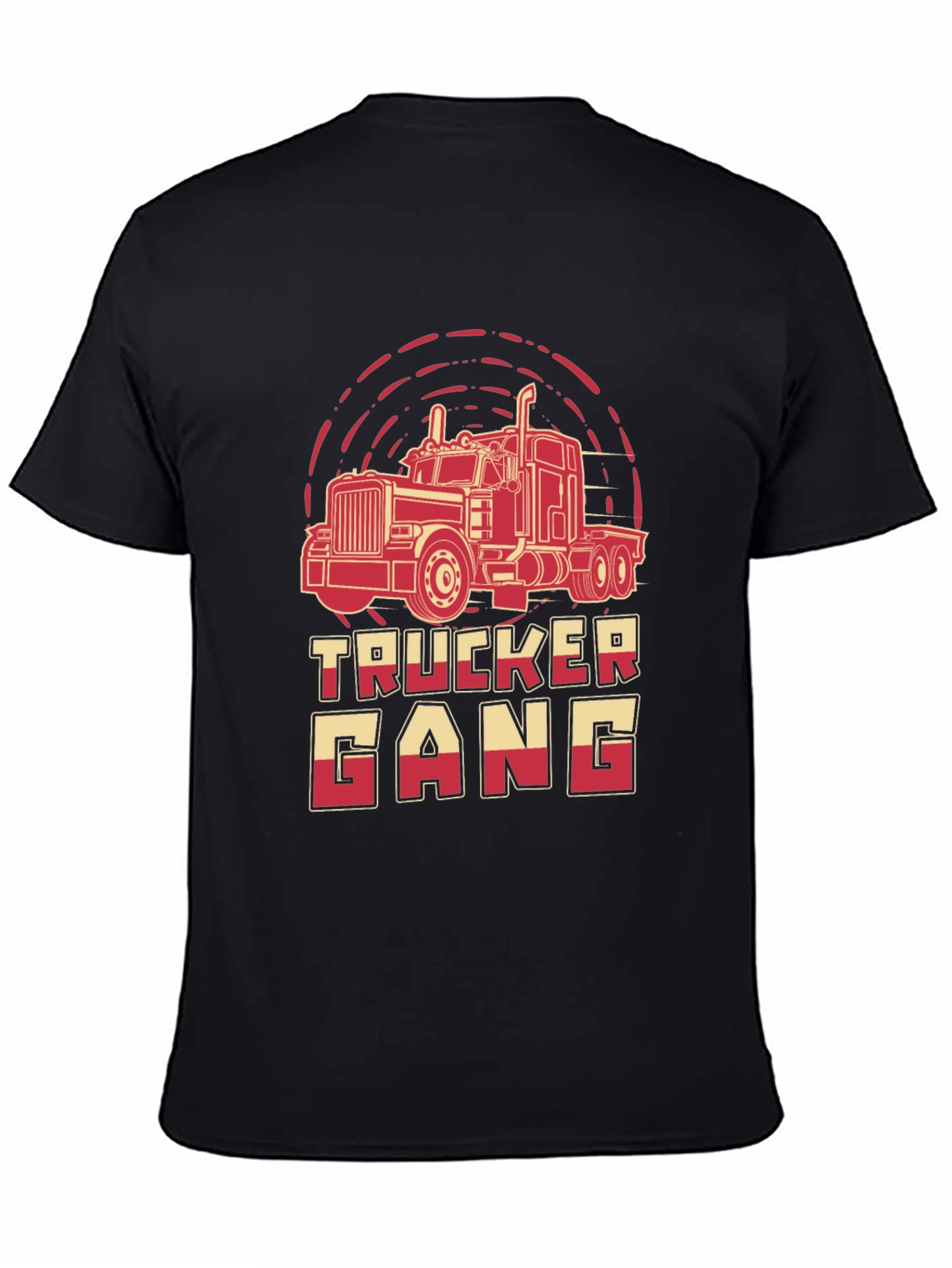 Trucker Gang Graphic Tee - Bold Truck Design - 4