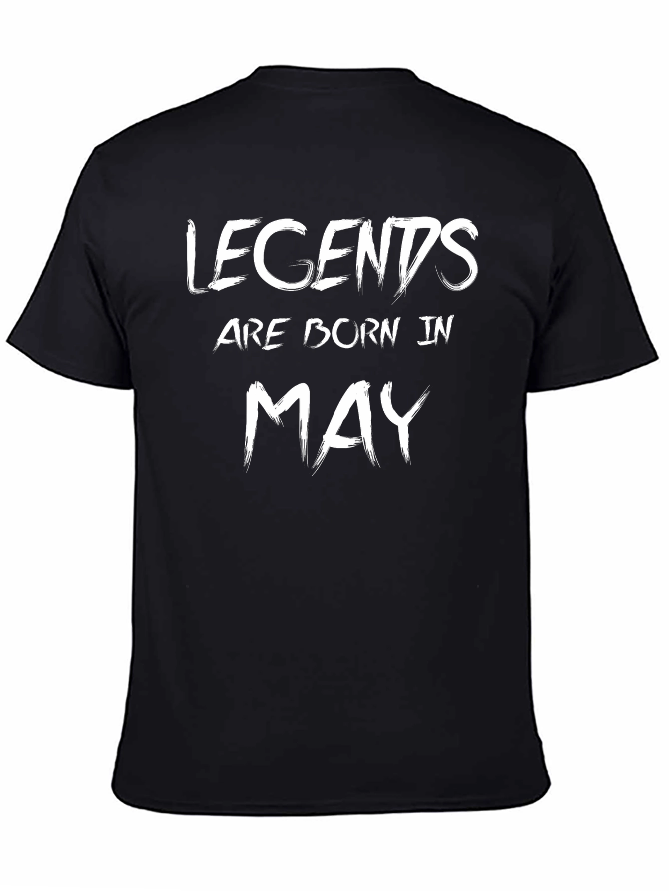 Black Legends Are Born In May T-Shirt view 4